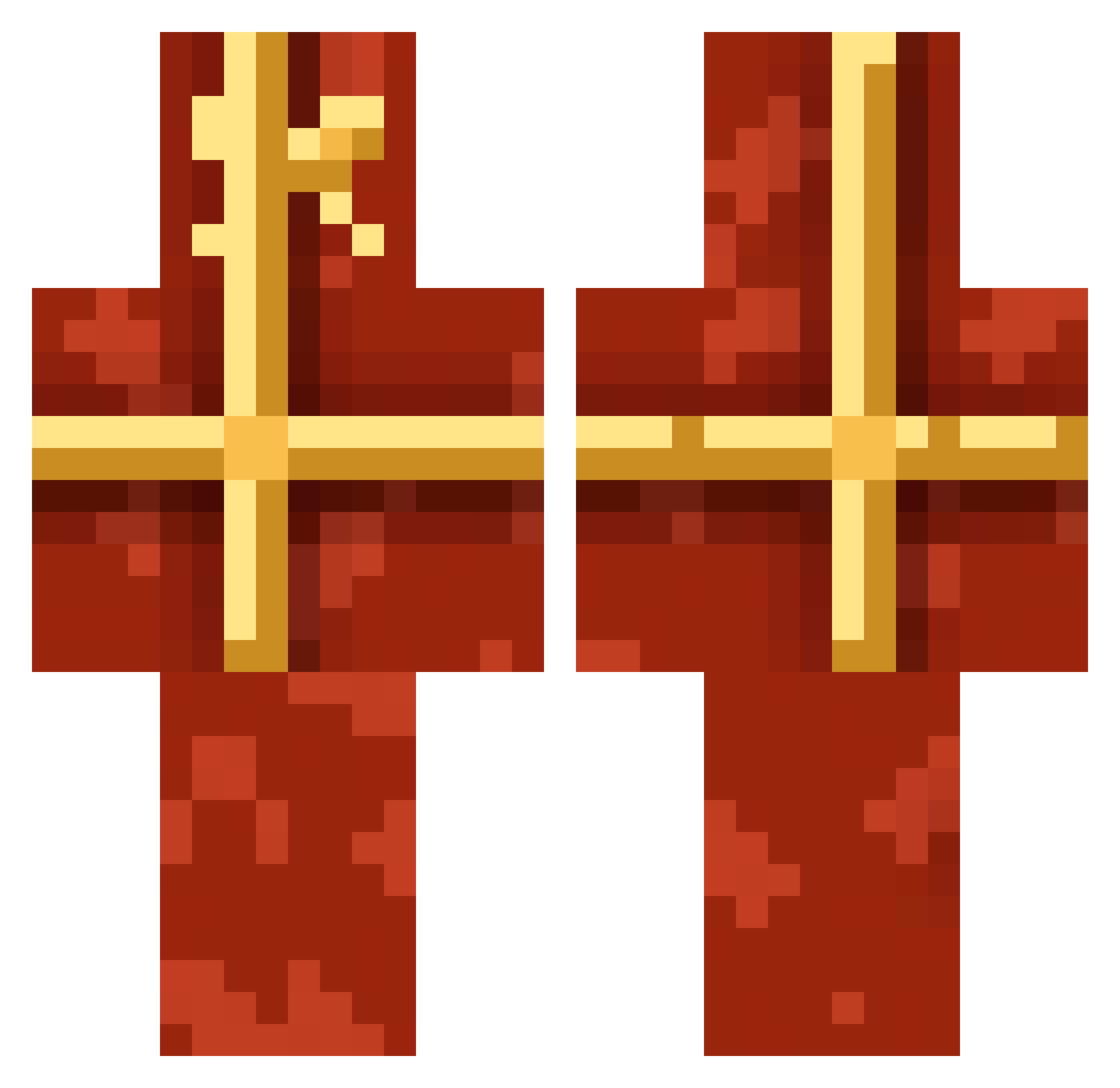 TCCSmoke Minecraft skin, front and back view
