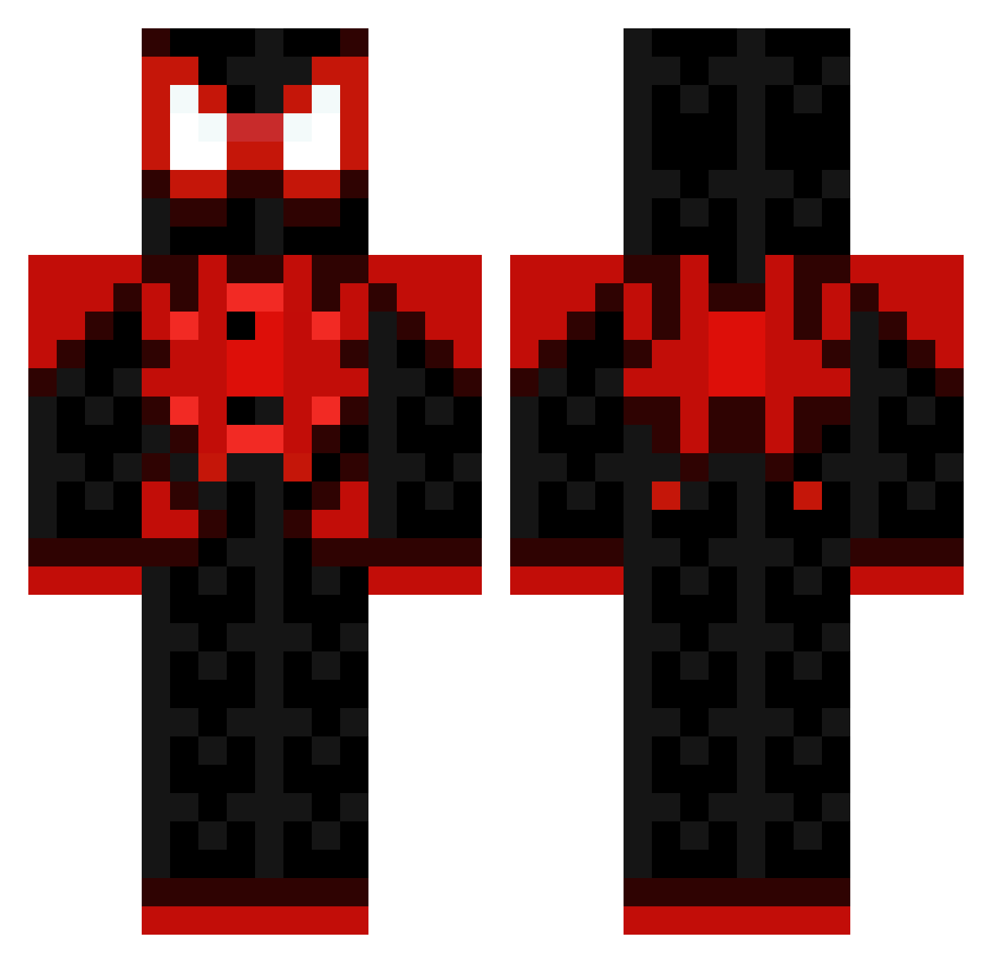 fluffysheep854 Minecraft skin, front and back view
