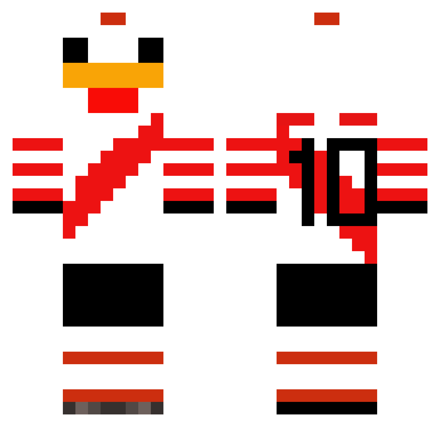 _octavioflo_ Minecraft skin, front and back view