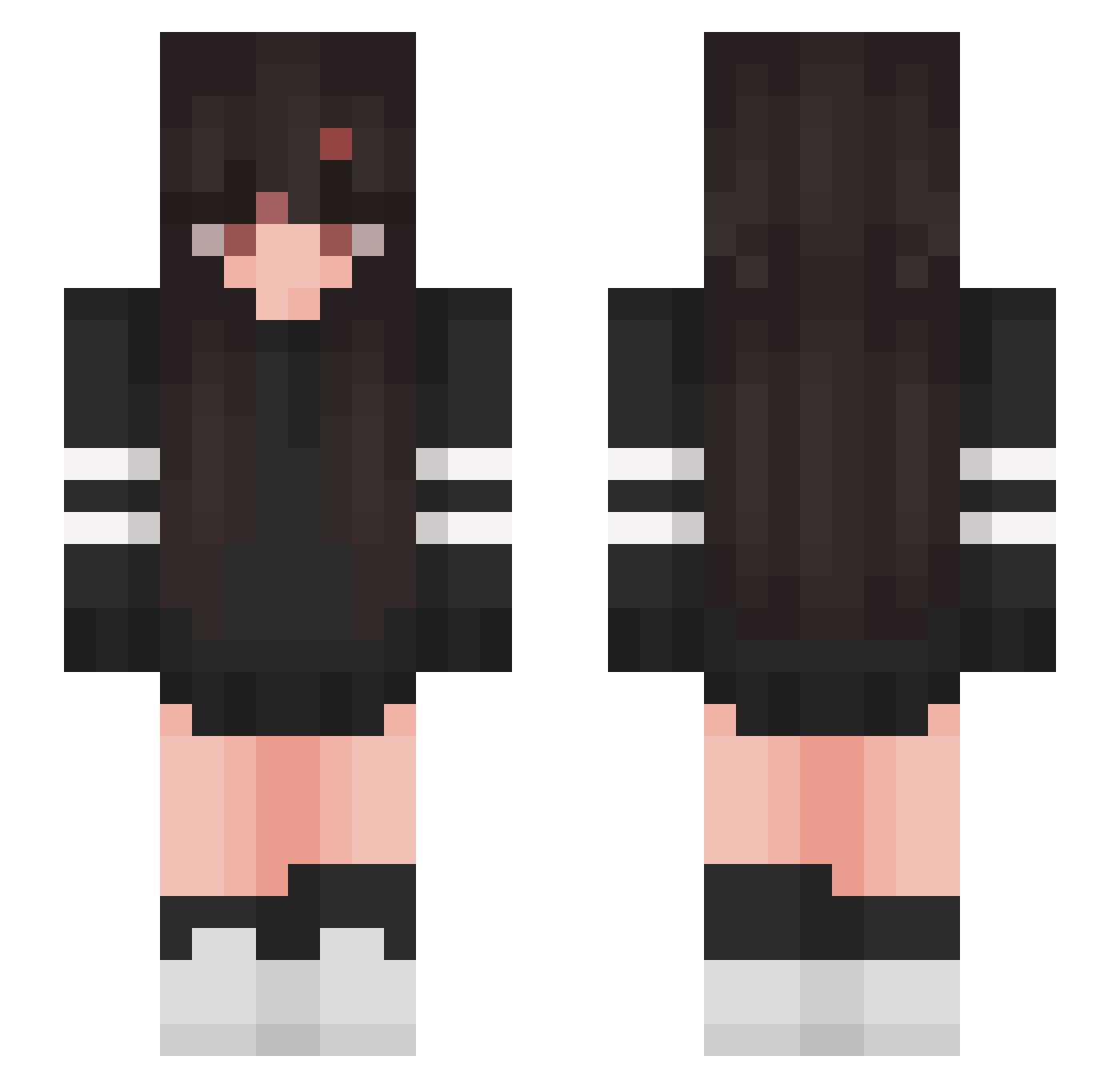 WilliamTheMoth Minecraft skin, front and back view