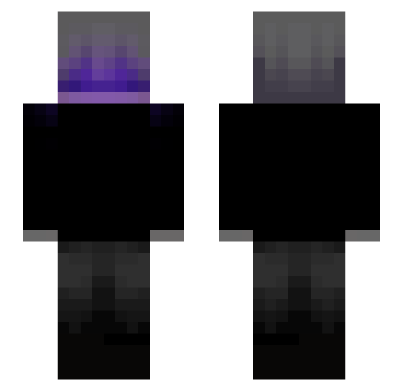Henri_McO Minecraft skin, front and back view