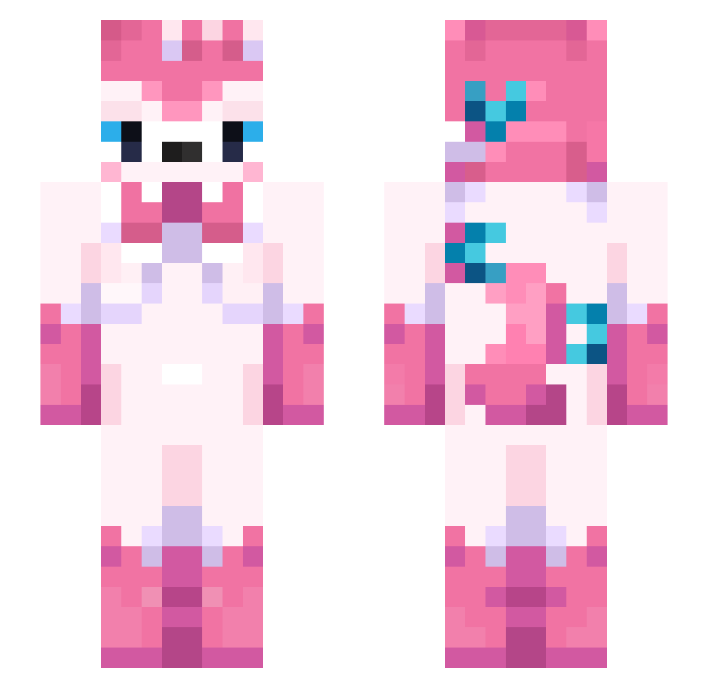 TeamCZ_20 Minecraft skin, front and back view