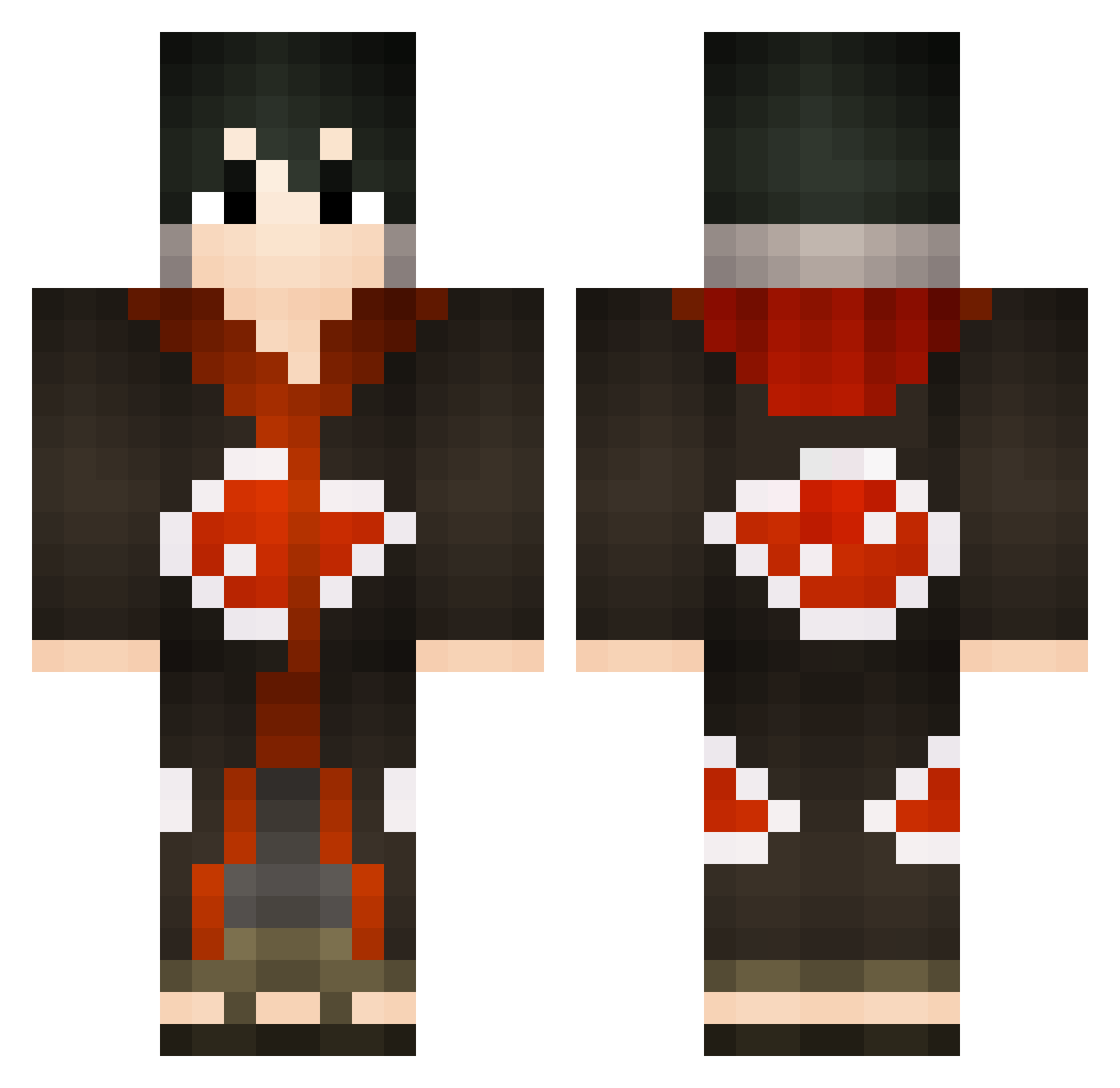 vinc3nt__ Minecraft skin, front and back view