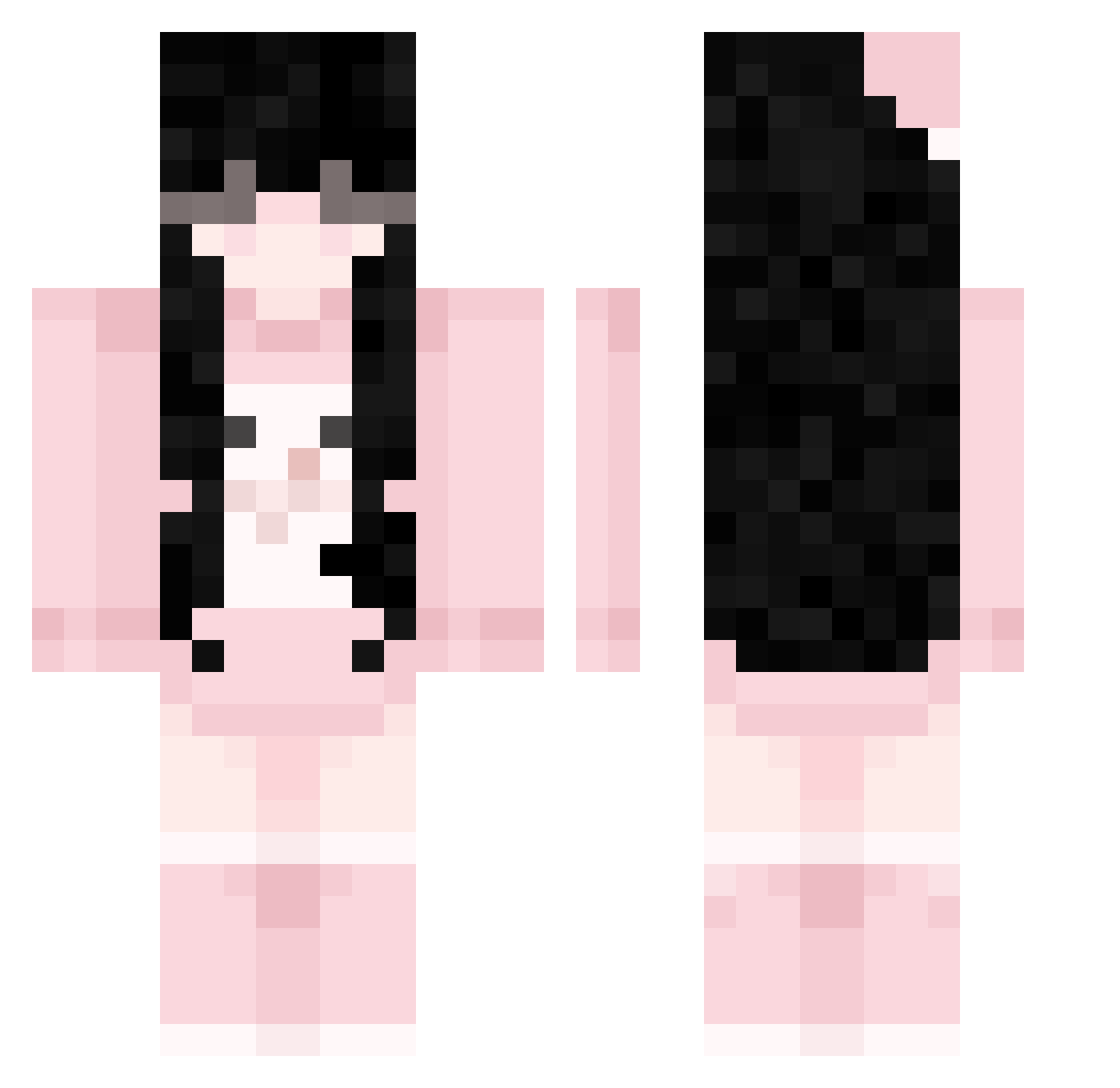 kraftmacncheezz Minecraft skin, front and back view
