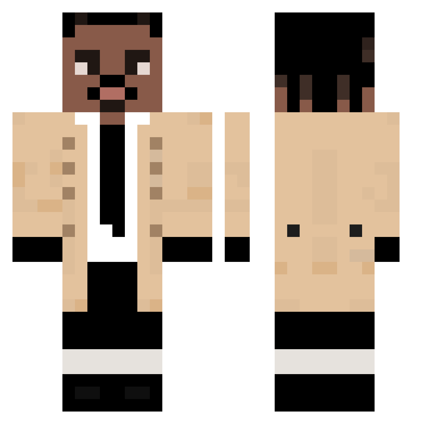 jxyden_ Minecraft skin, front and back view
