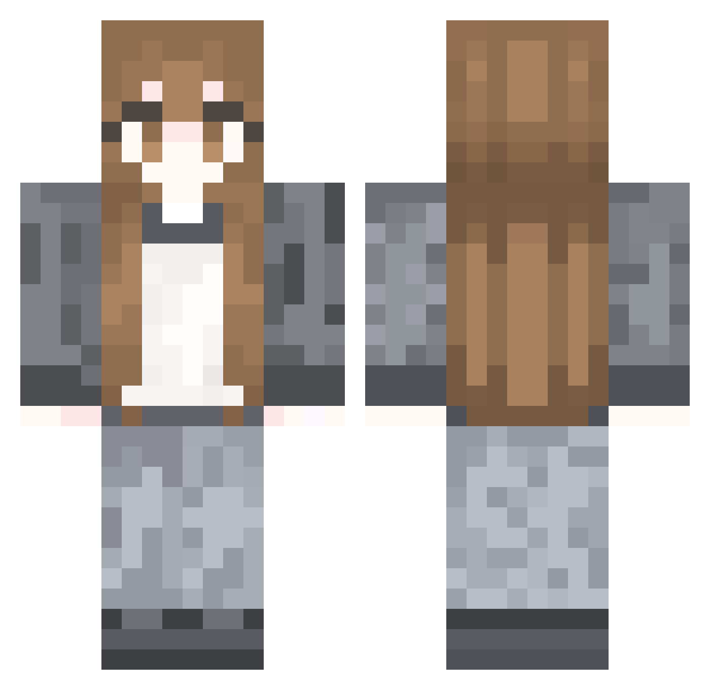 syeon1104 Minecraft skin, front and back view