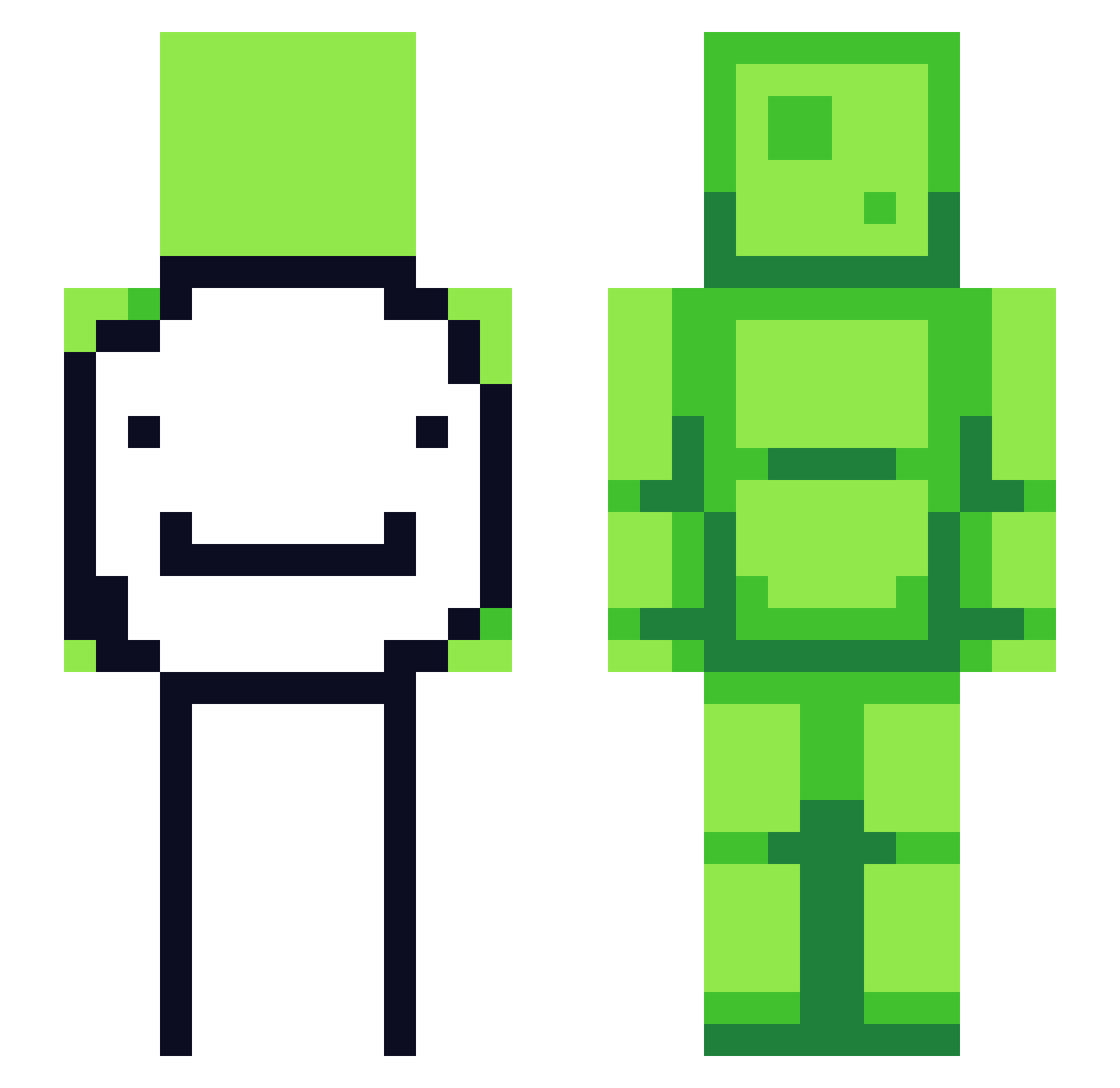harukana269 Minecraft skin, front and back view