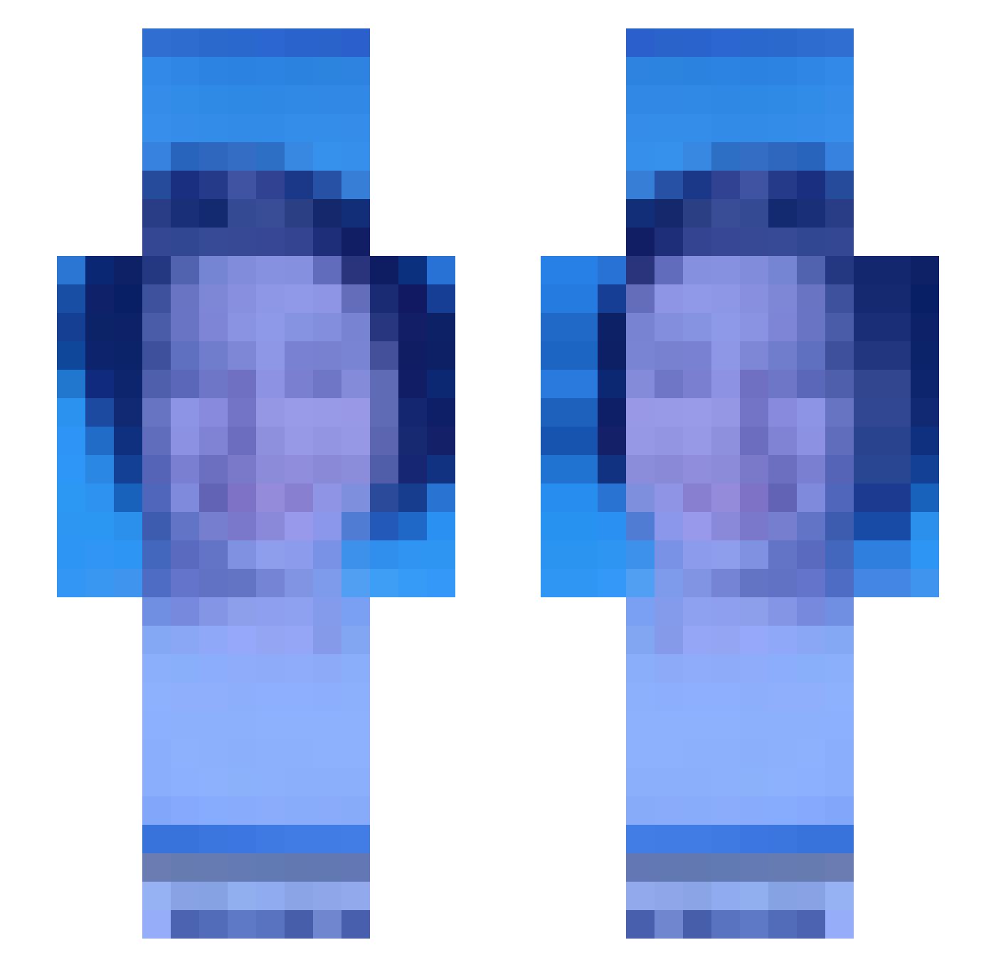 rnynyny Minecraft skin, front and back view
