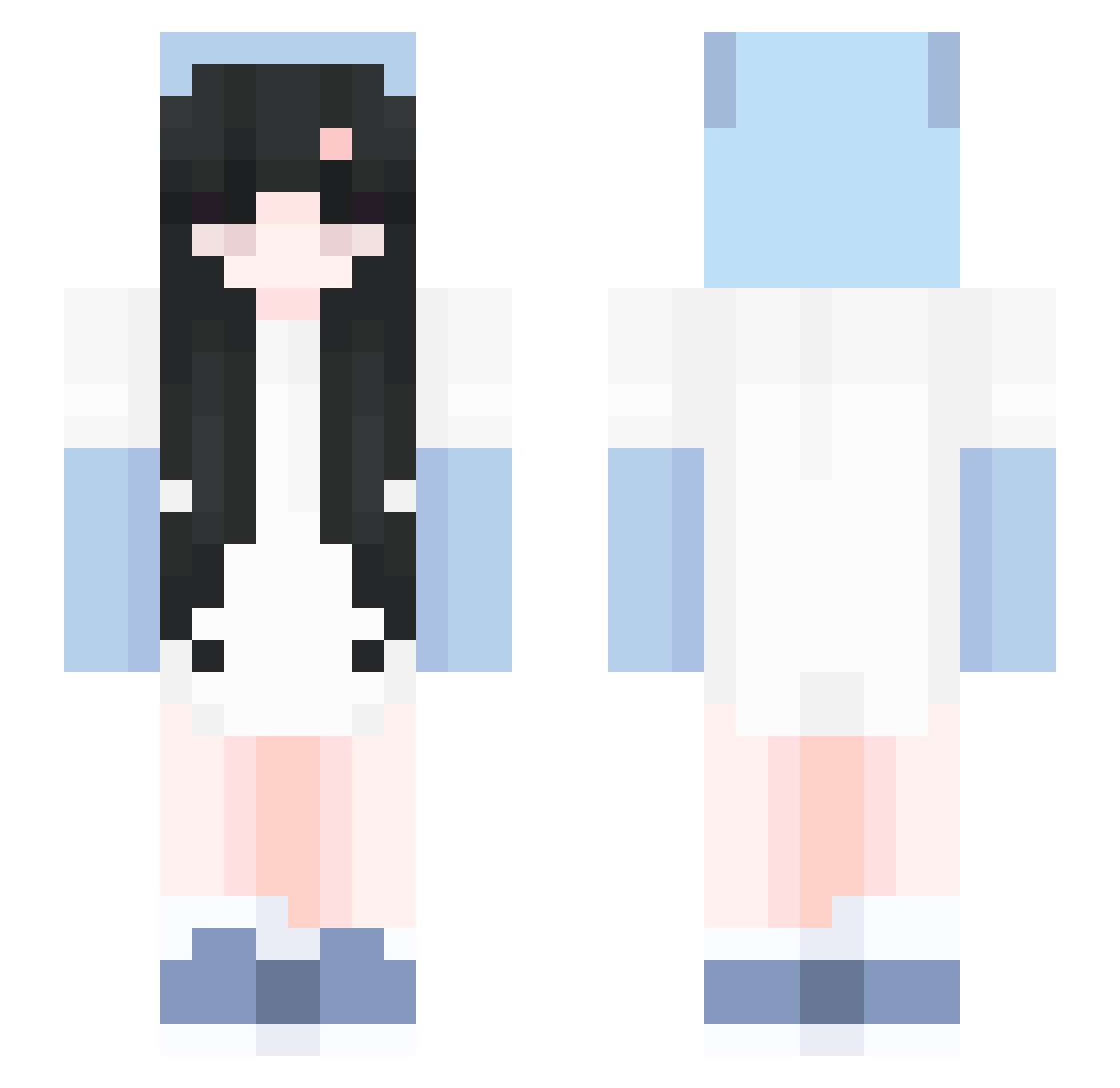 Youmin_1019 Minecraft skin, front and back view