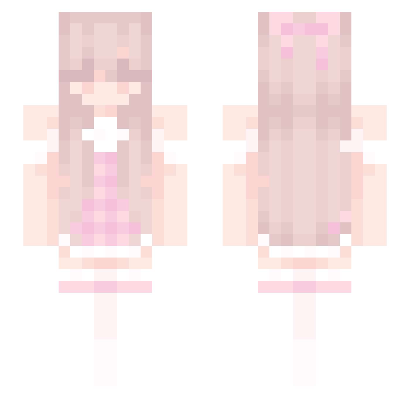 __razz Minecraft skin, front and back view