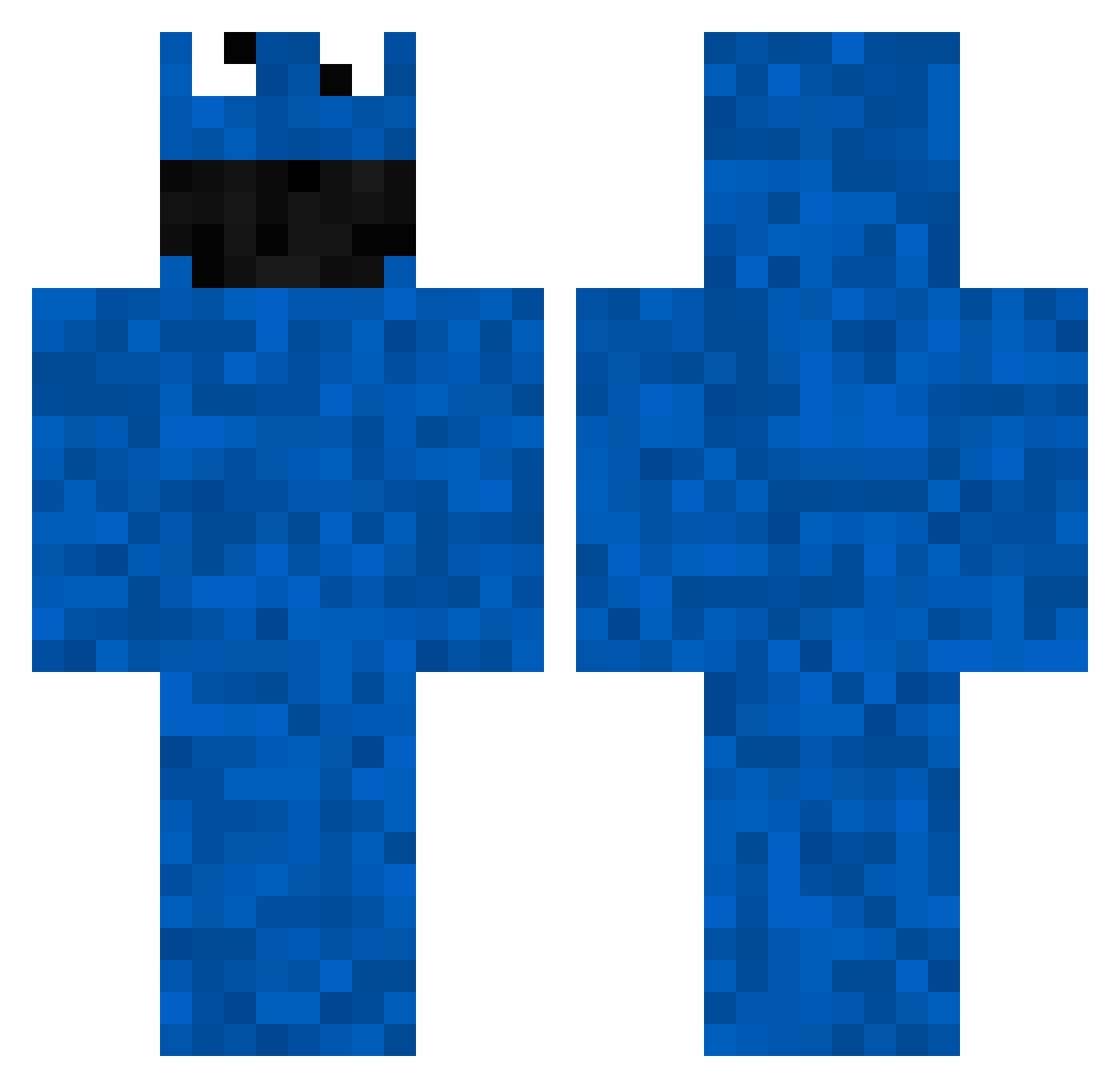 The_Llamarama Minecraft skin, front and back view
