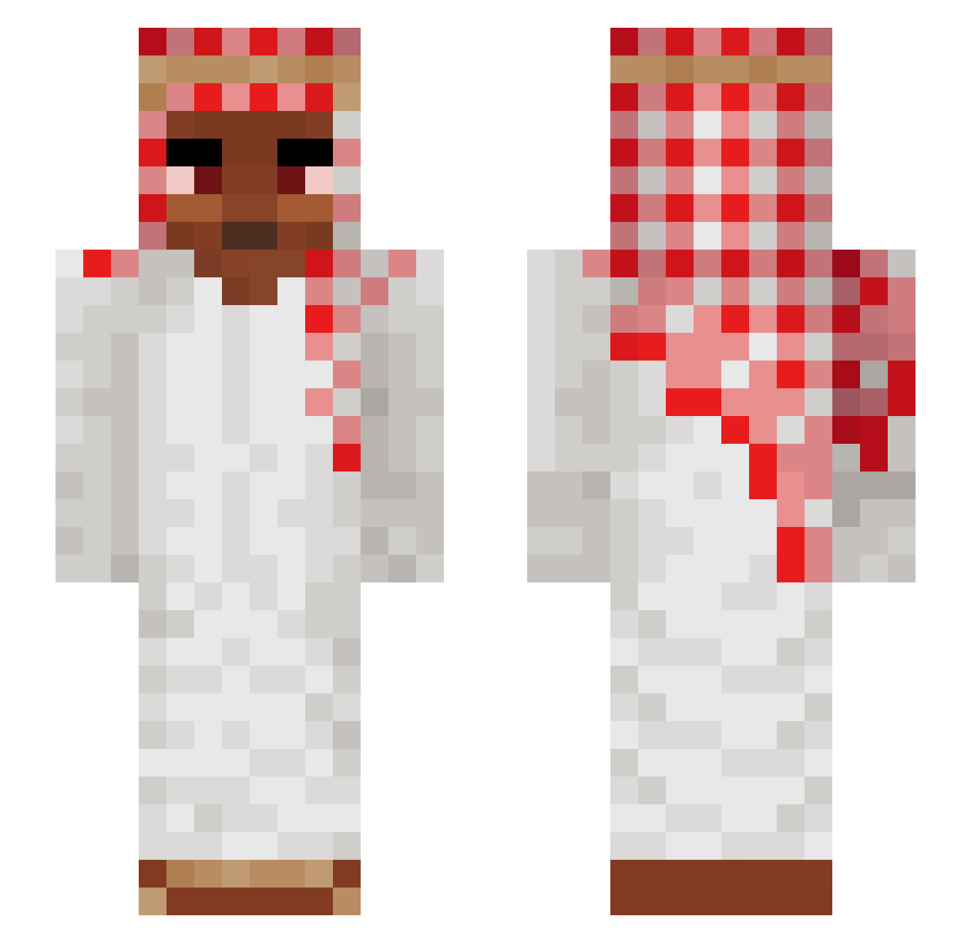 YUNG_HUMPER444 Minecraft skin, front and back view