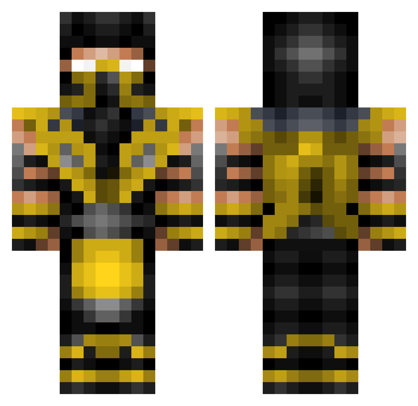 Kamena_Sa_Ramena Minecraft skin, front and back view
