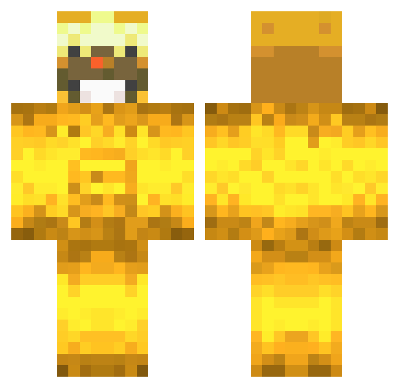 Mr_Warma Minecraft skin, front and back view