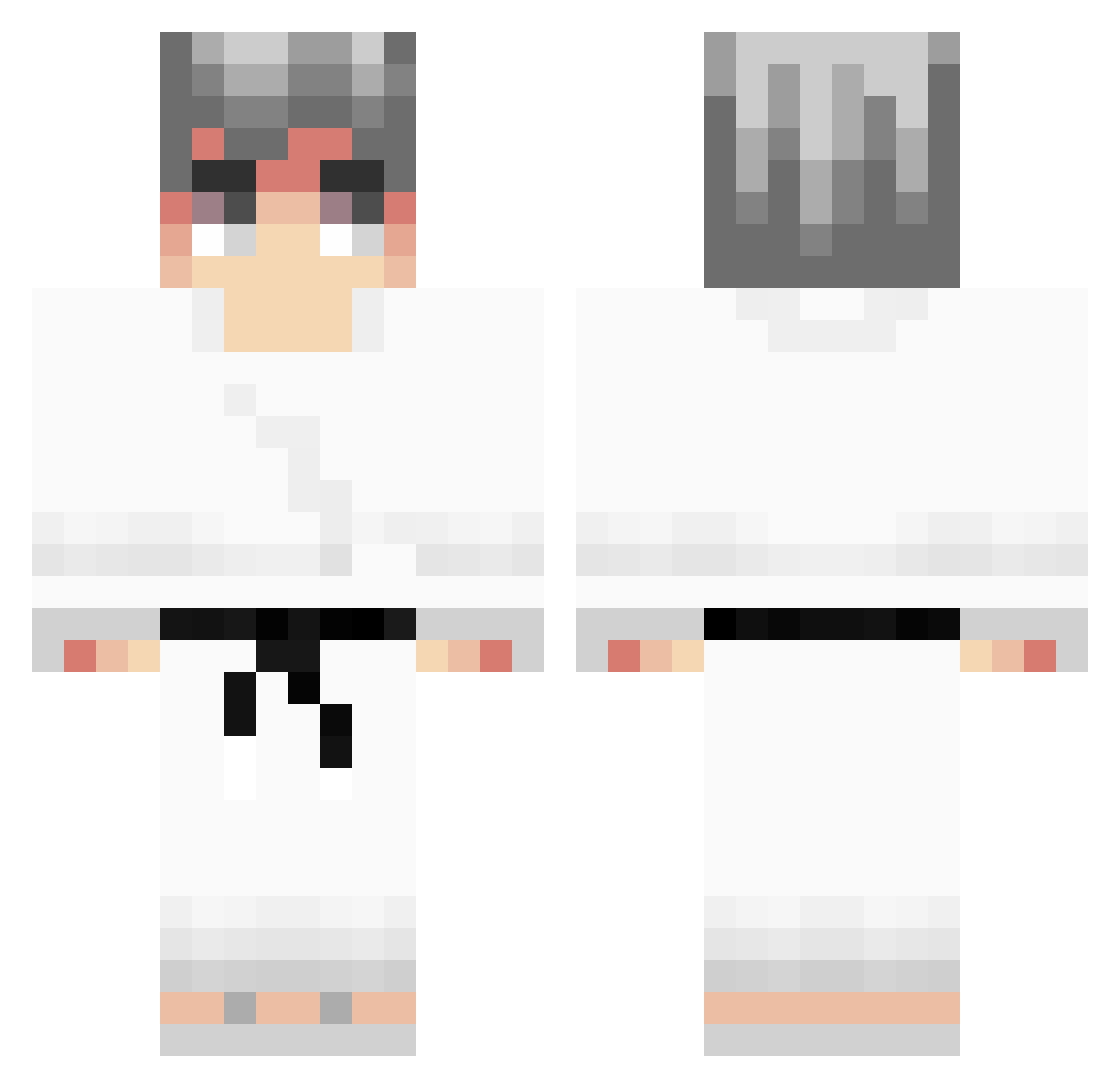 MieszkoKochas Minecraft skin, front and back view