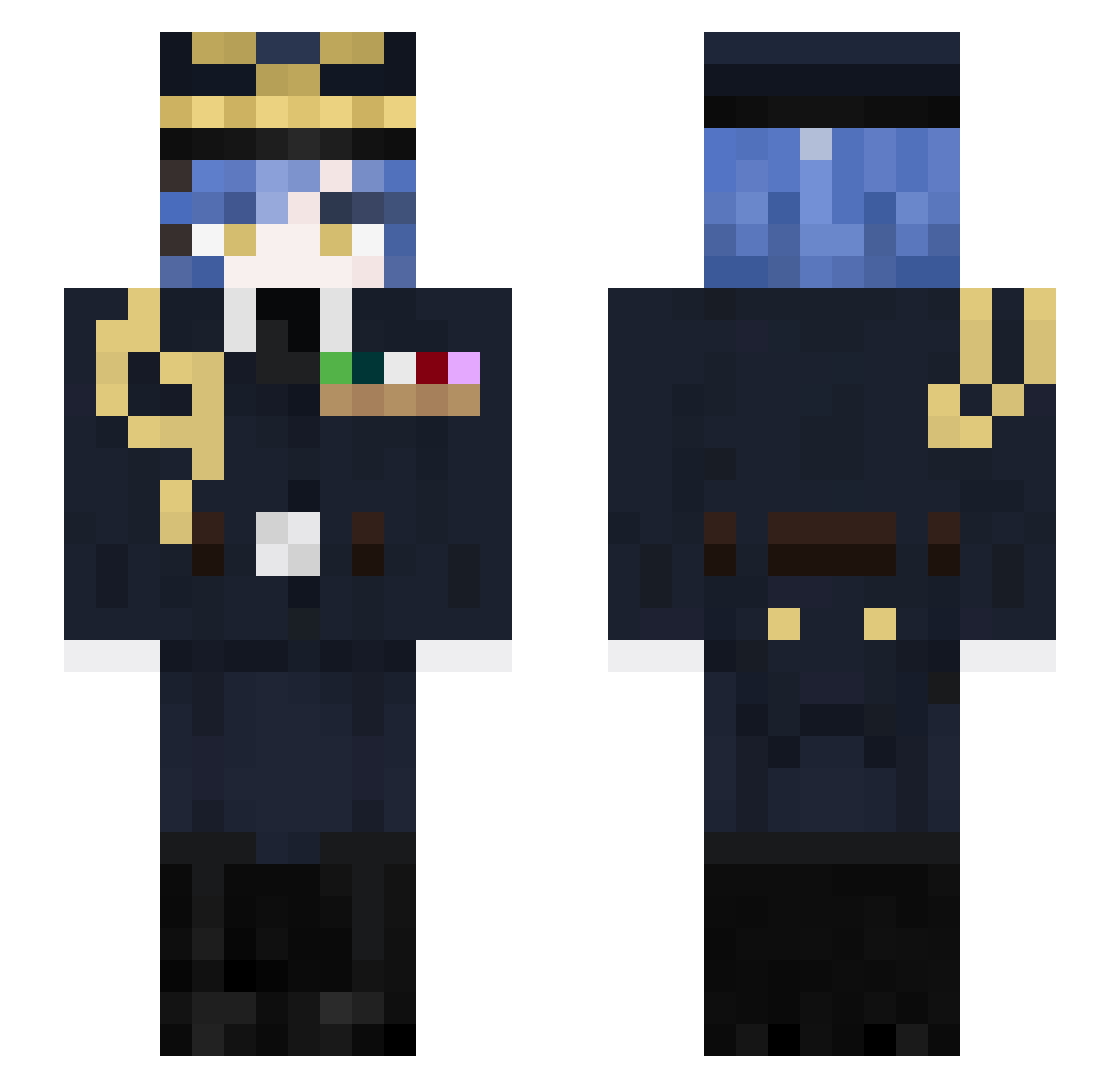 Rennox__ Minecraft skin, front and back view