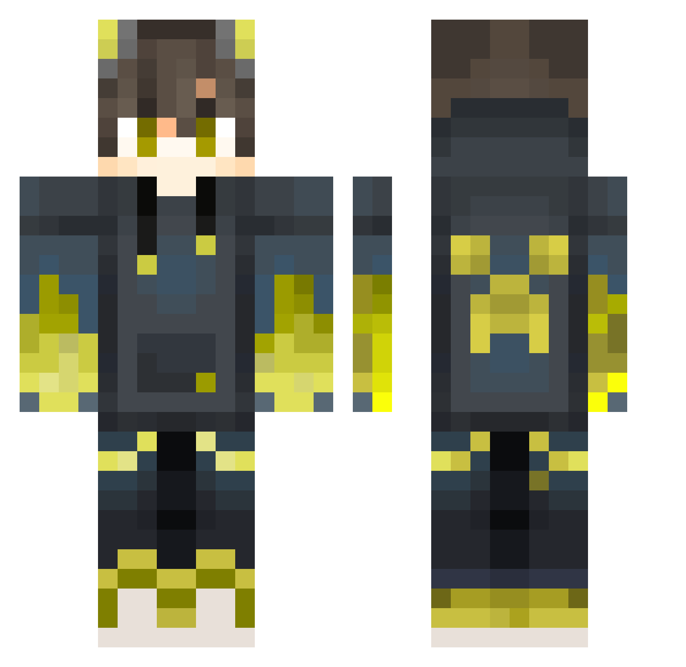 xiao_mc2211 Minecraft skin, front and back view