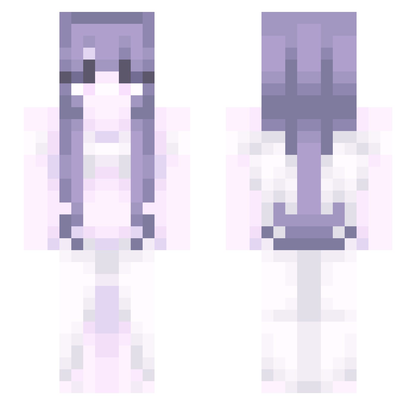 KingZombie7909 Minecraft skin, front and back view