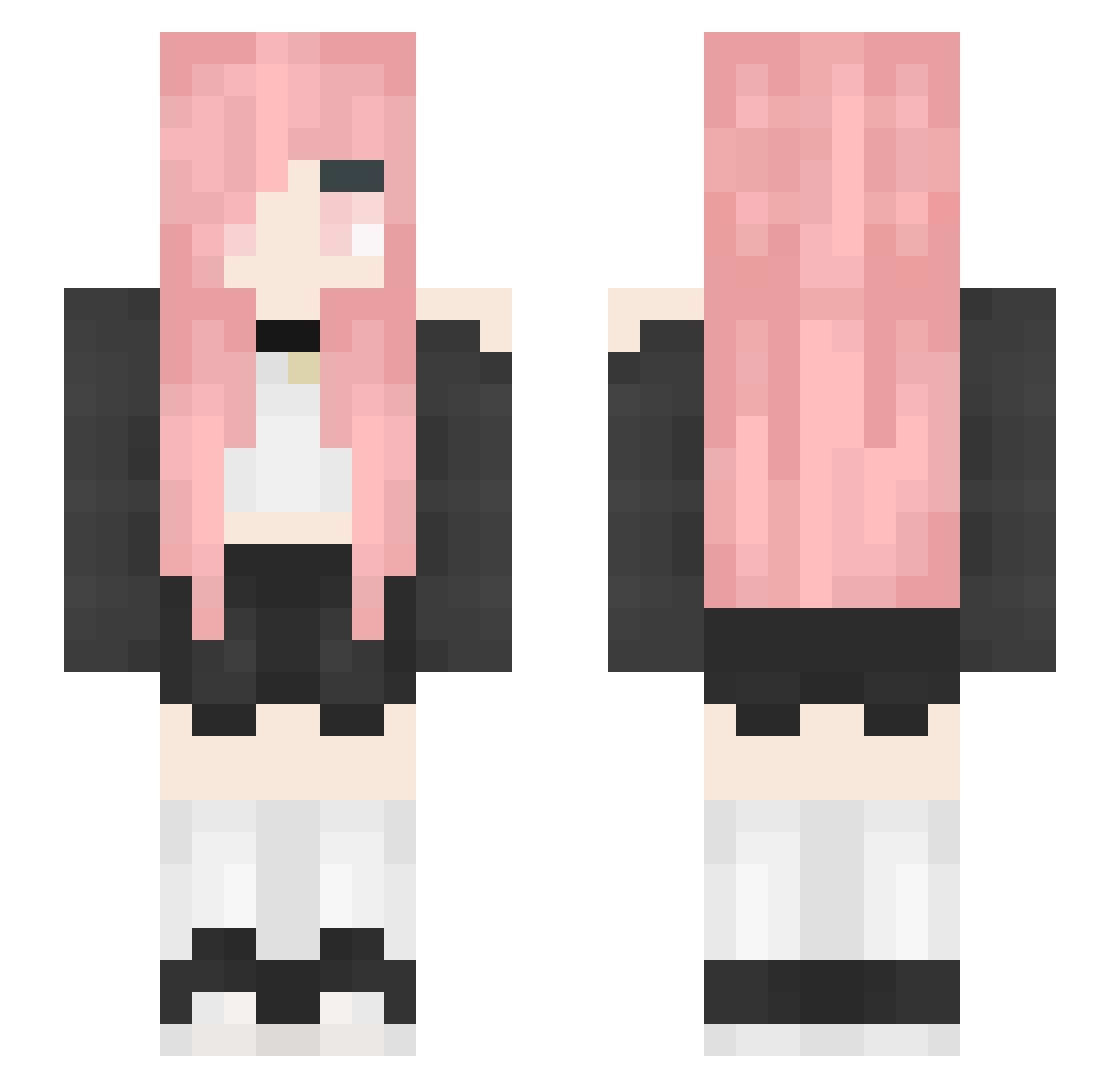 speedy261 Minecraft skin, front and back view