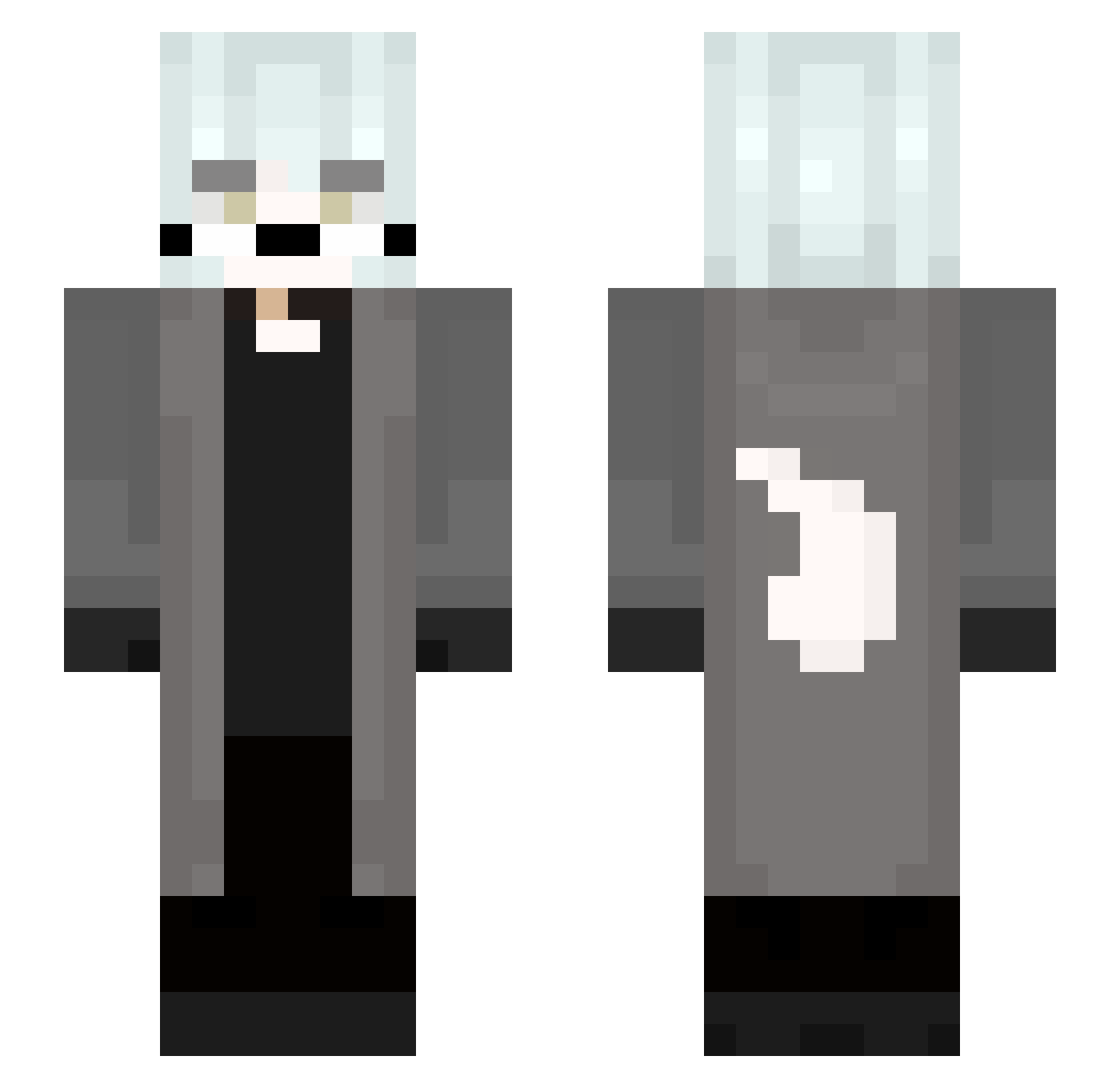 Vampirium_ Minecraft skin, front and back view