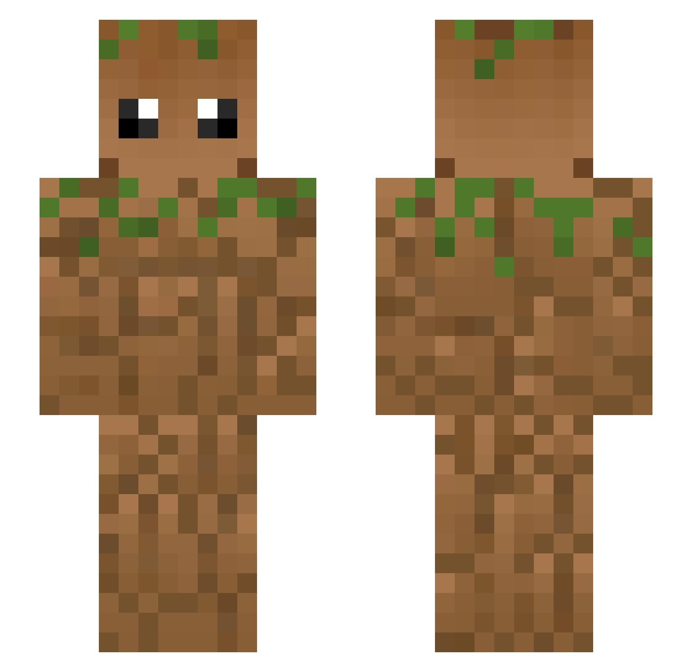 kittenIover22 Minecraft skin, front and back view