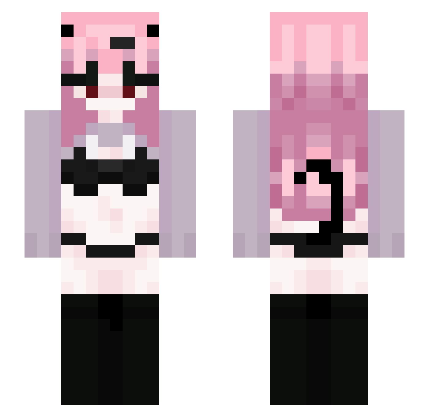 5picat Minecraft skin, front and back view