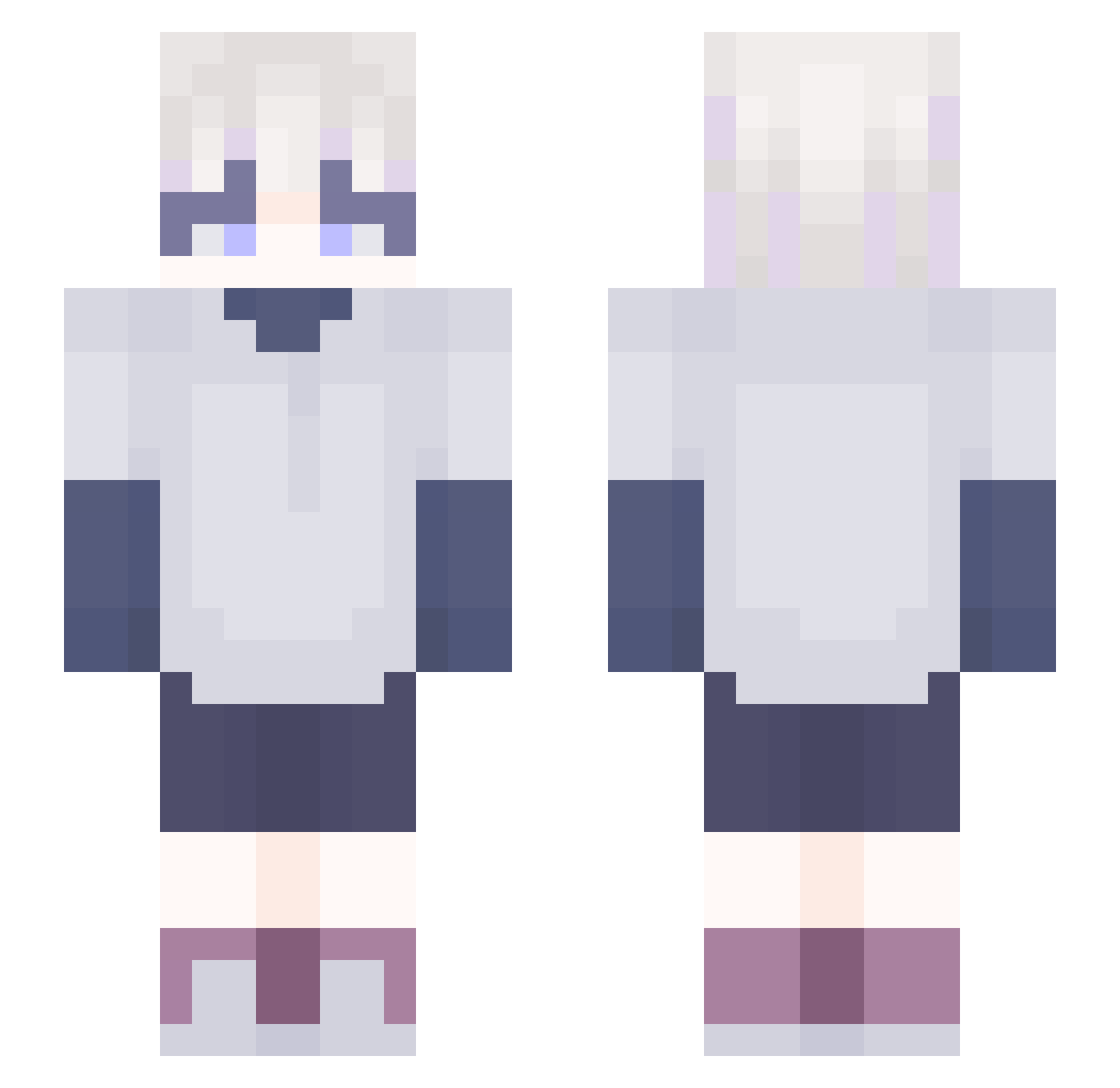 TAMAG0yan Minecraft skin, front and back view