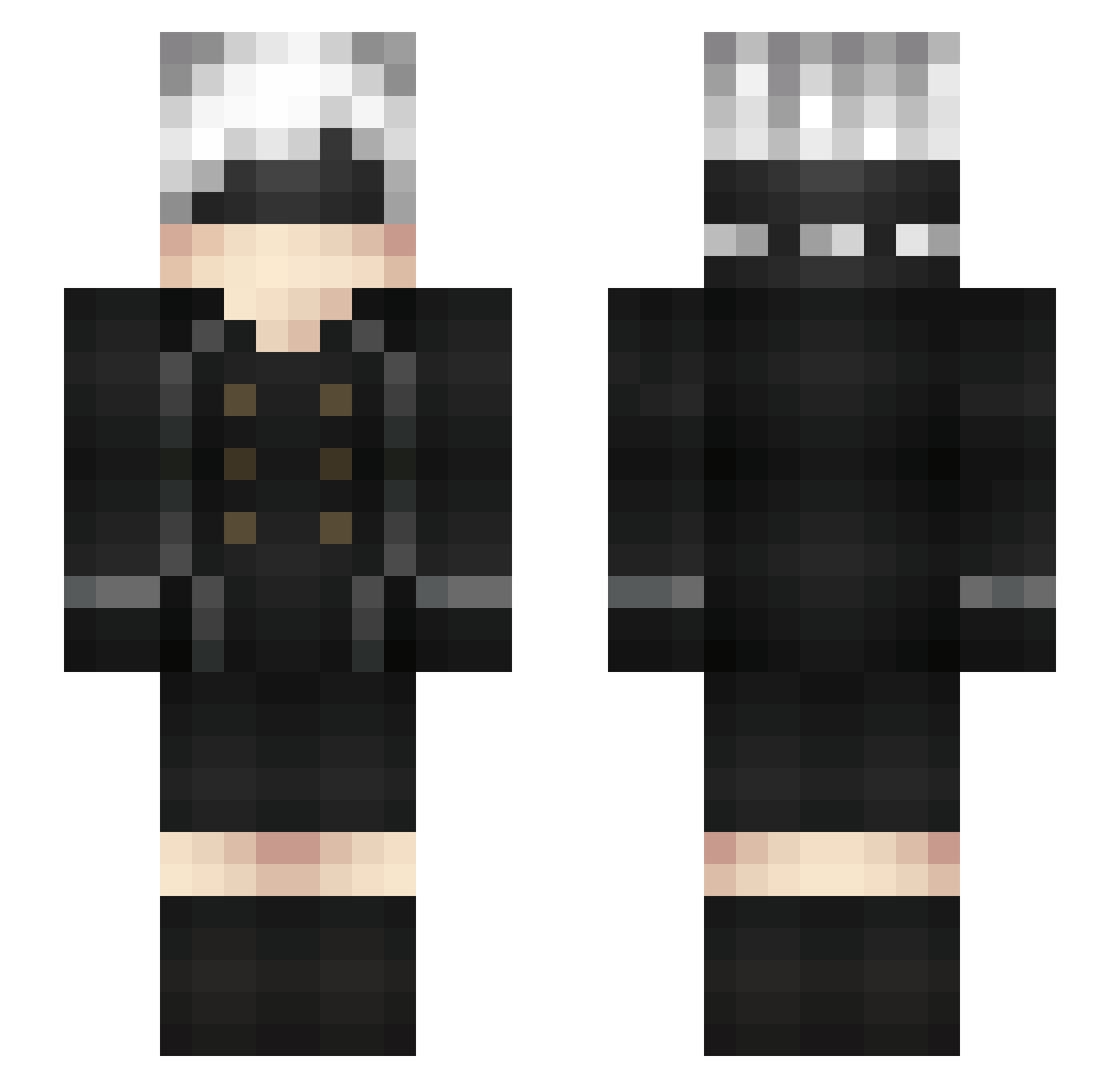 cwbebop Minecraft skin, front and back view