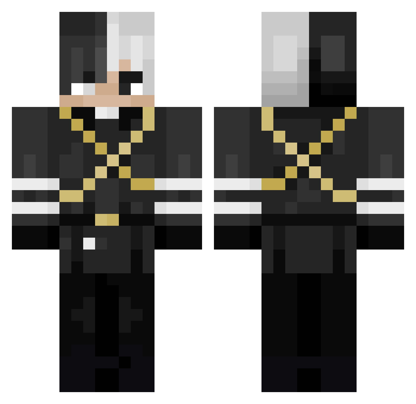 olekpoli1234 Minecraft skin, front and back view