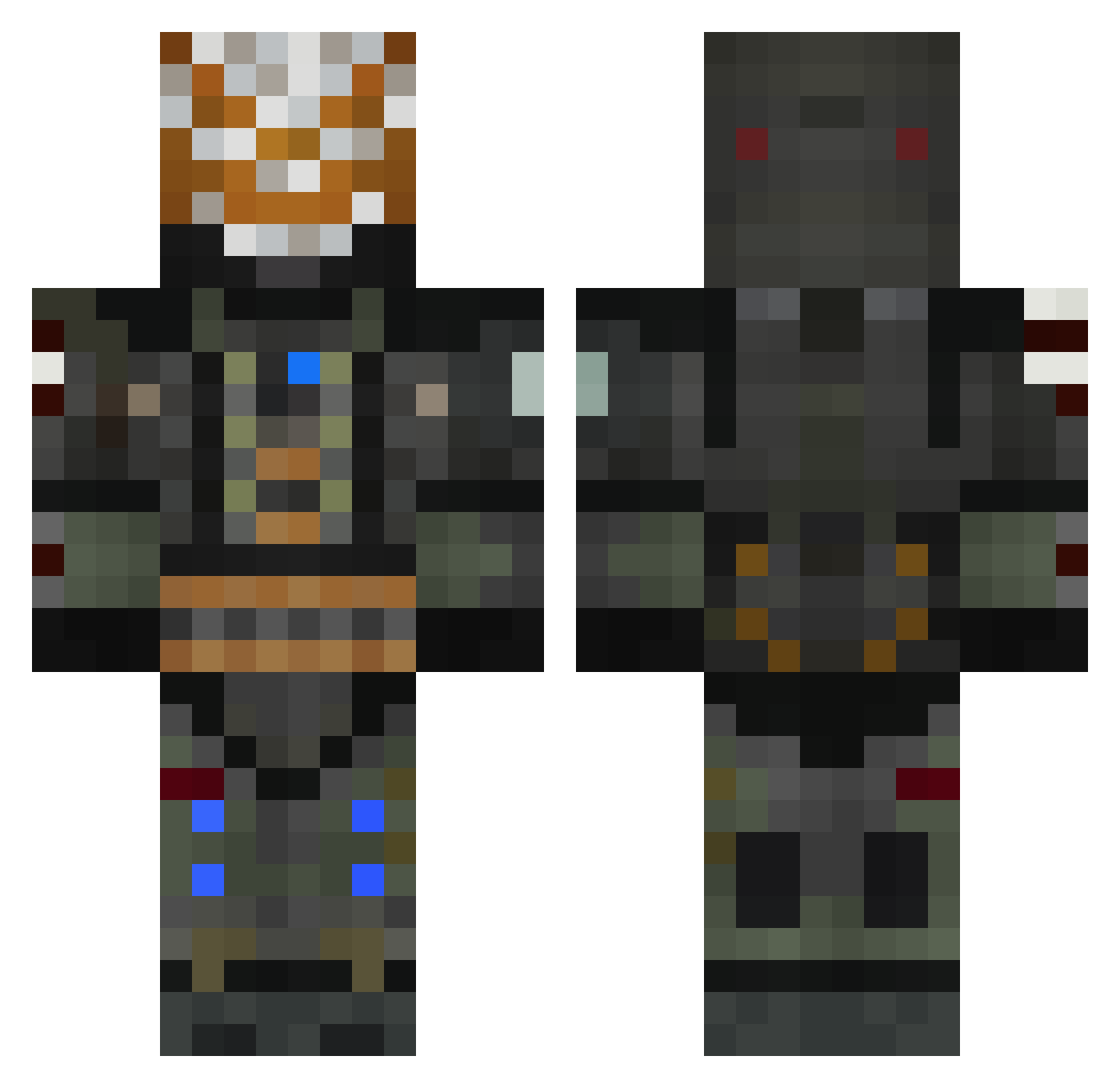 seb4a_s Minecraft skin, front and back view