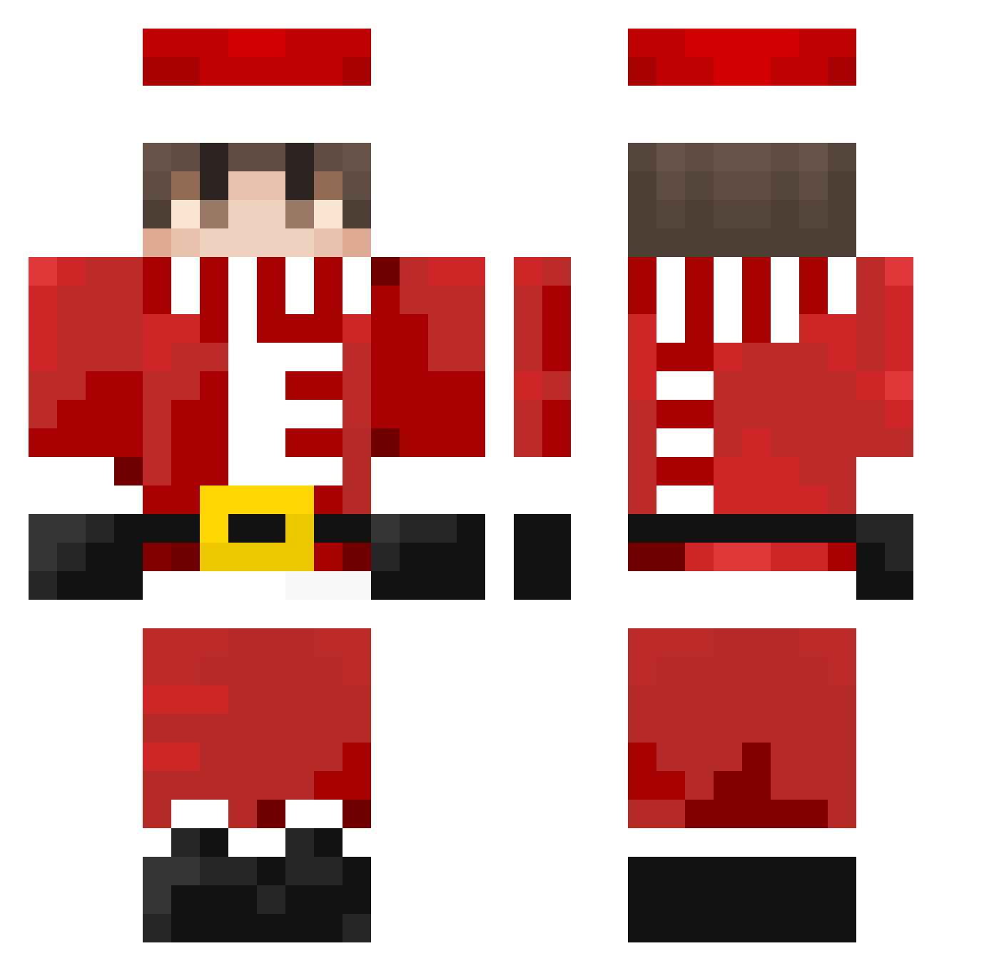T4J3mNicZy Minecraft skin, front and back view