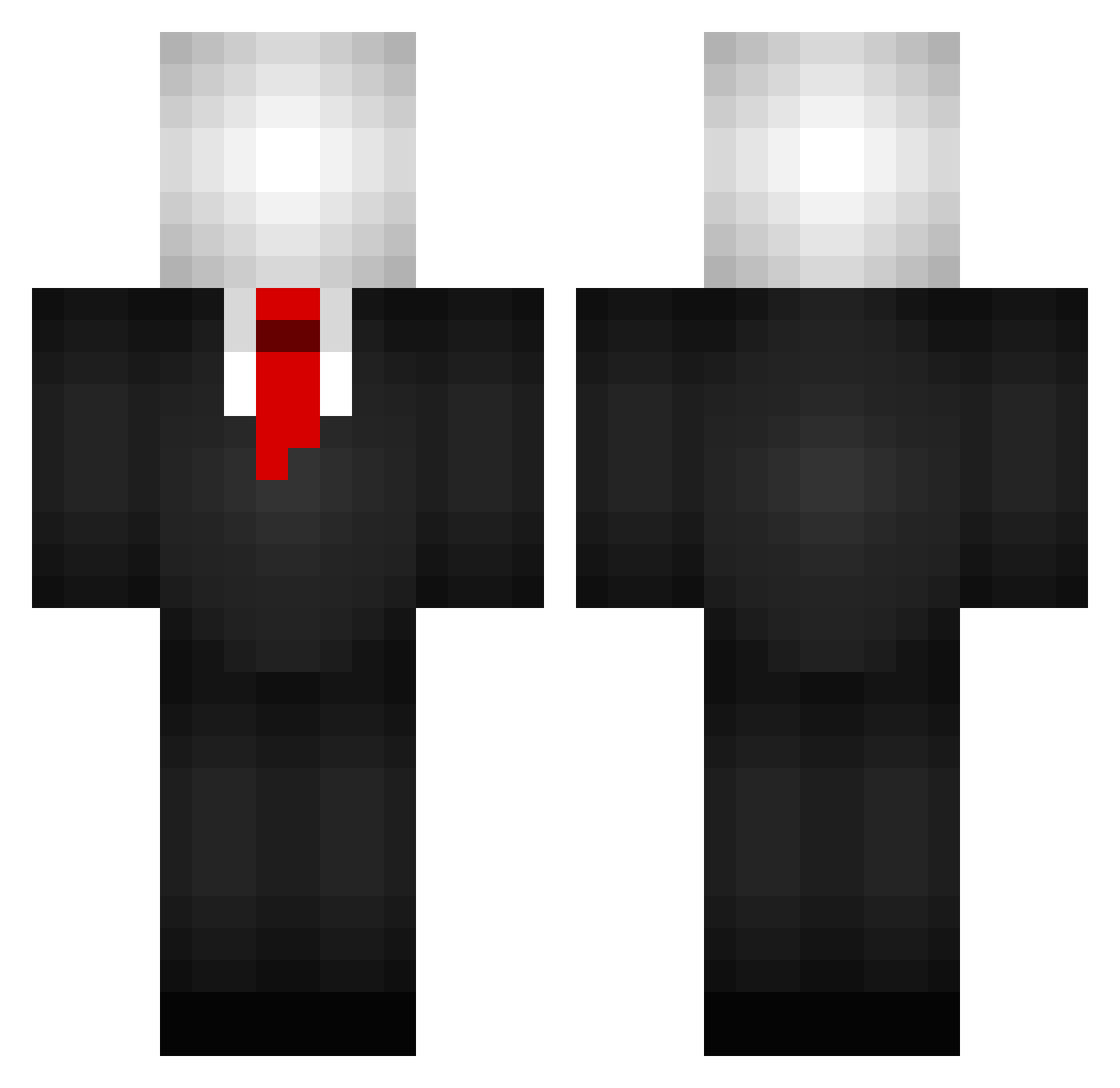 Alesix_66 Minecraft skin, front and back view