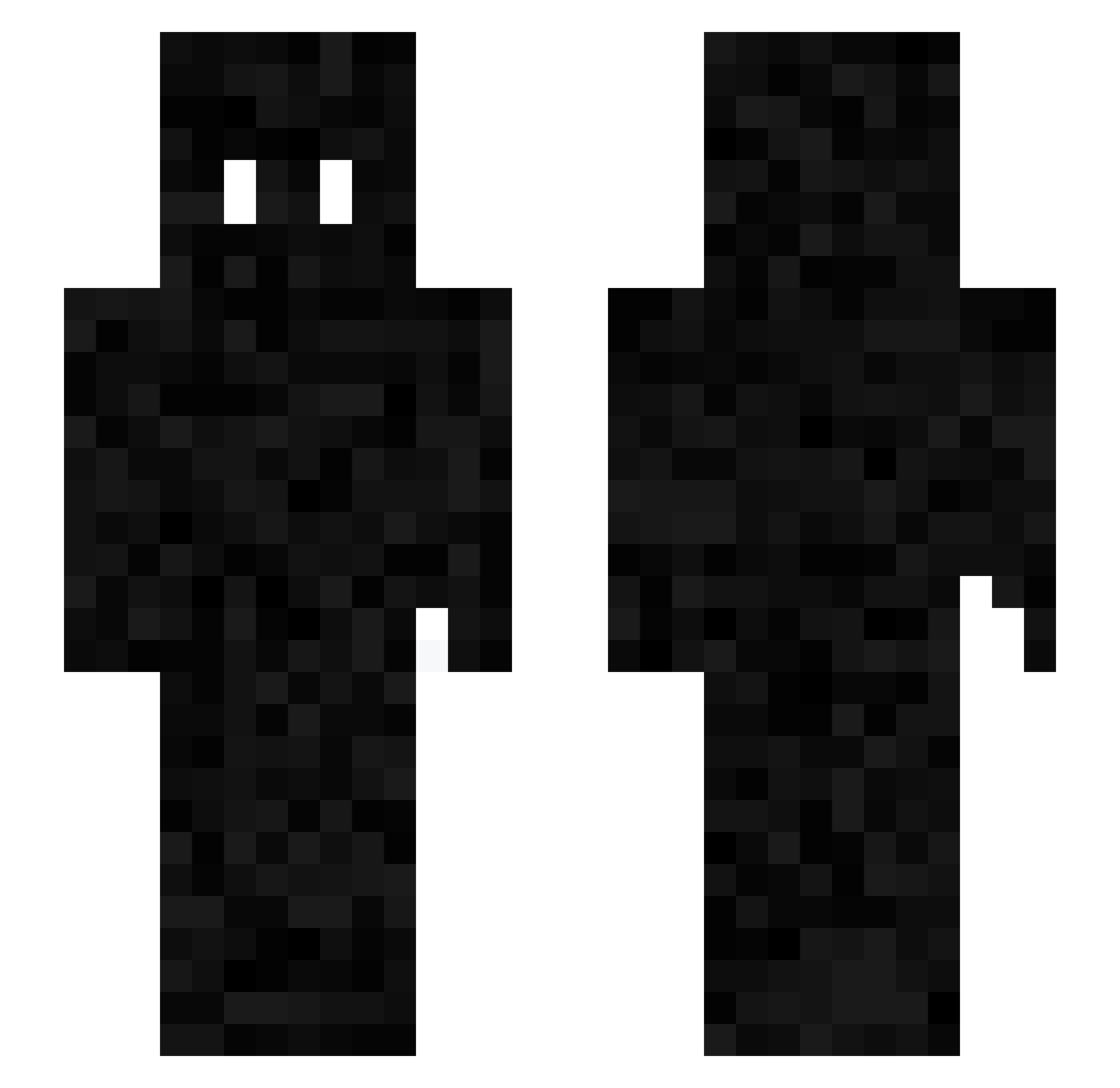 goldseraphim Minecraft skin, front and back view
