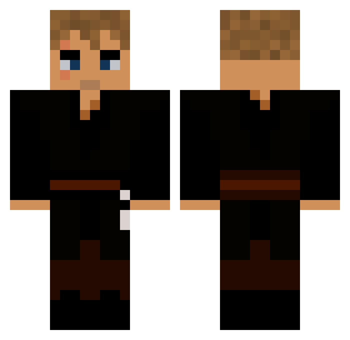 PashP0tato Minecraft skin, front and back view