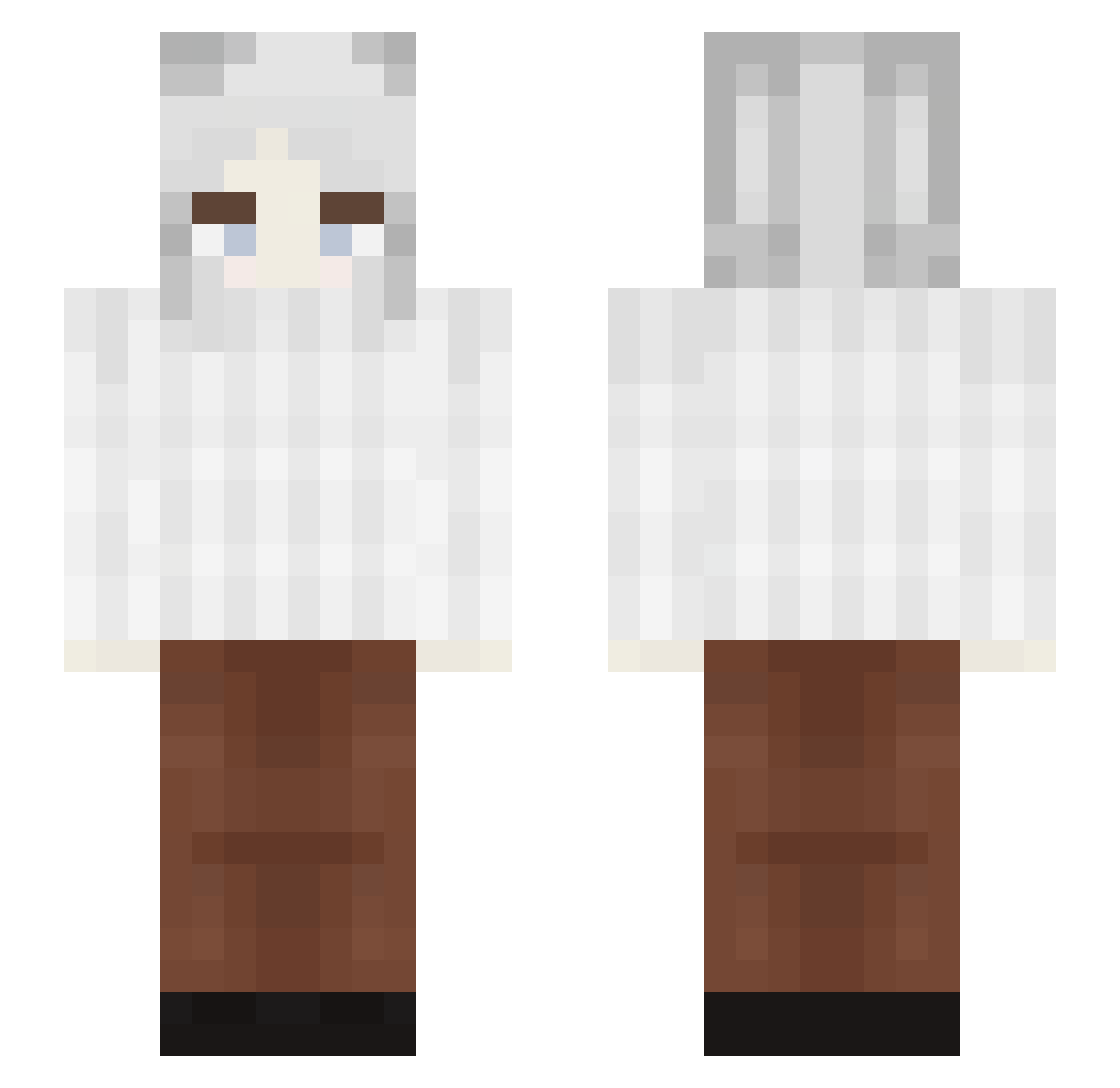 _patr1ck Minecraft skin, front and back view