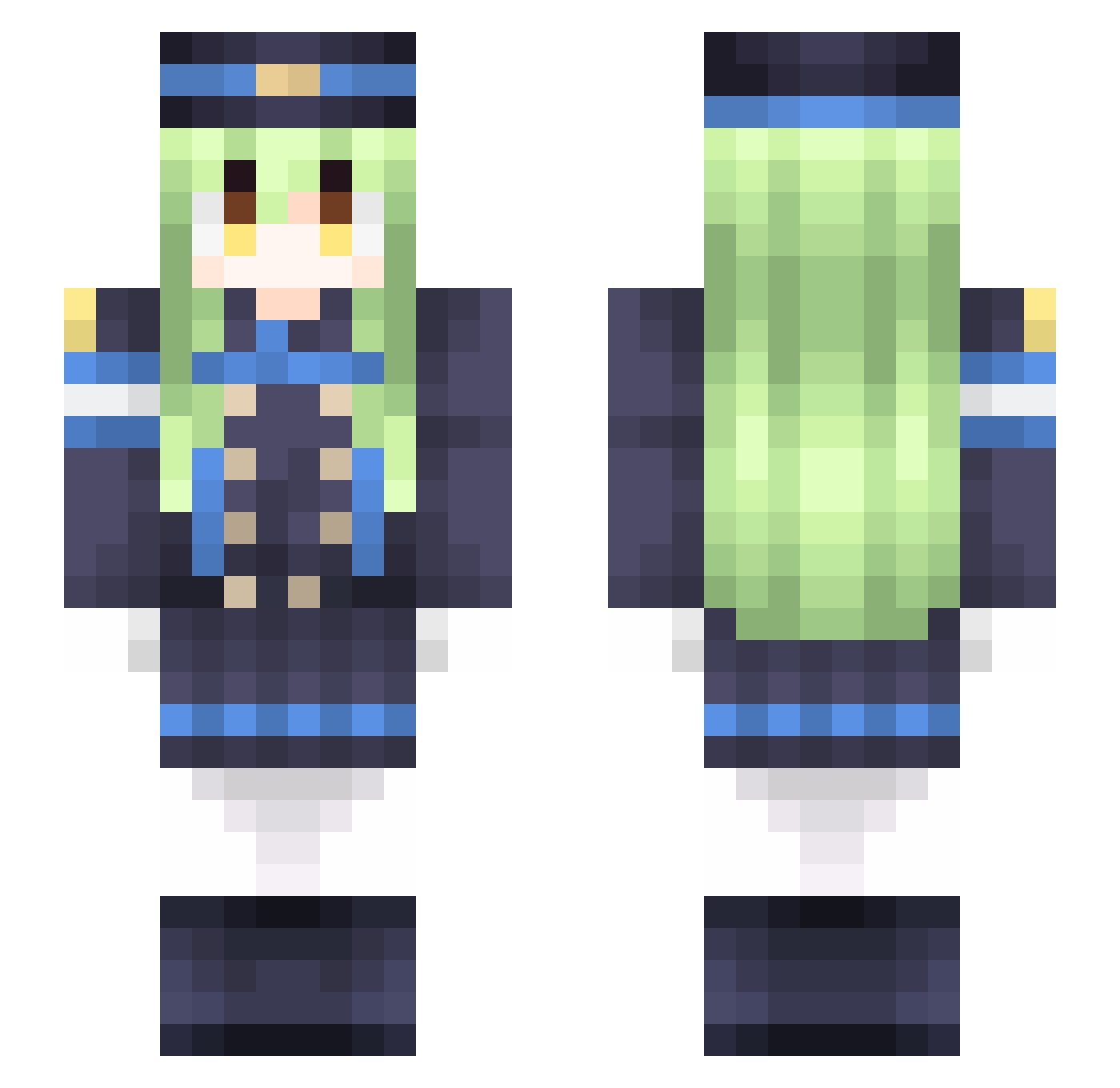 JoaovitorD7 Minecraft skin, front and back view
