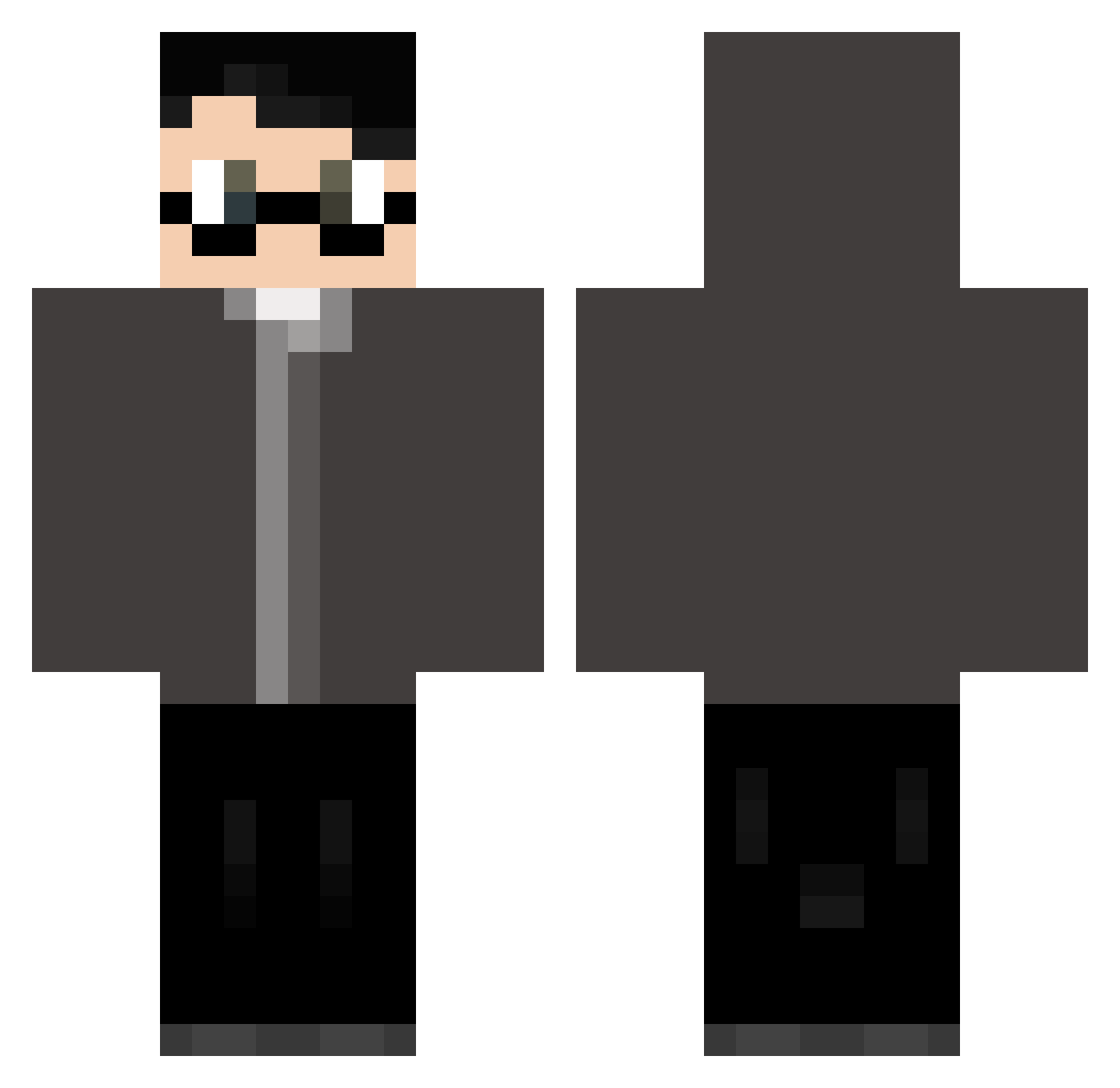 xiaoxu0816 Minecraft skin, front and back view