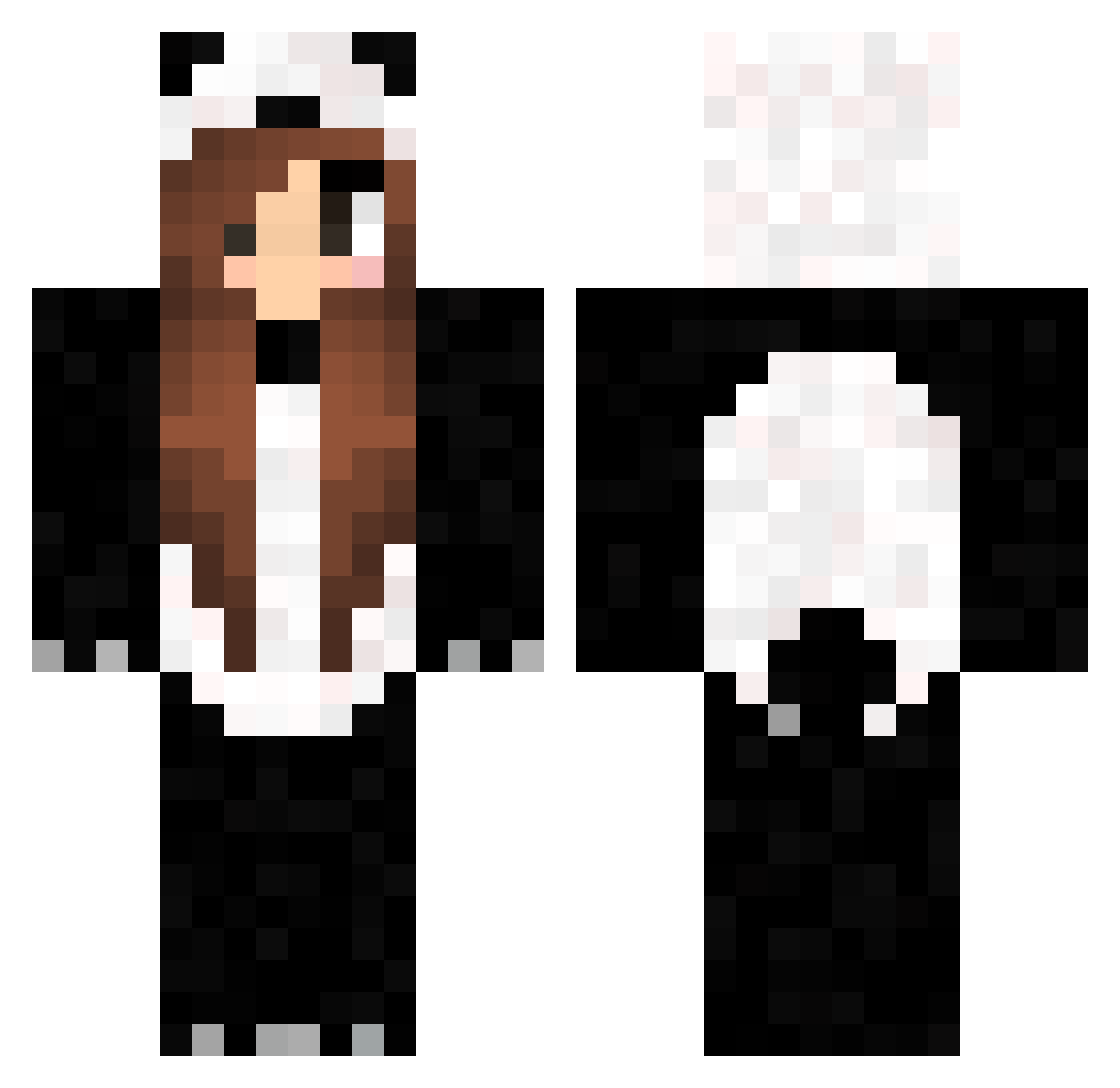 Fulldeepinyomarg Minecraft skin, front and back view