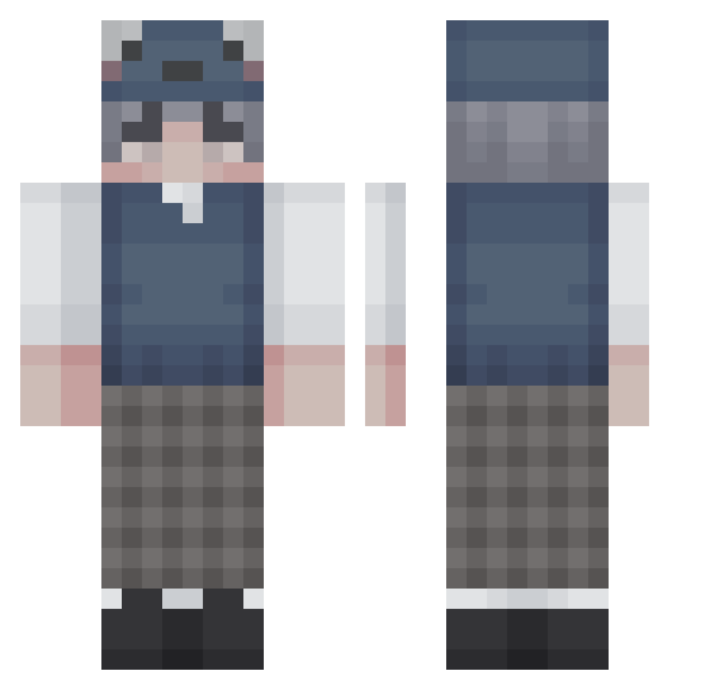 rdk5963 Minecraft skin, front and back view