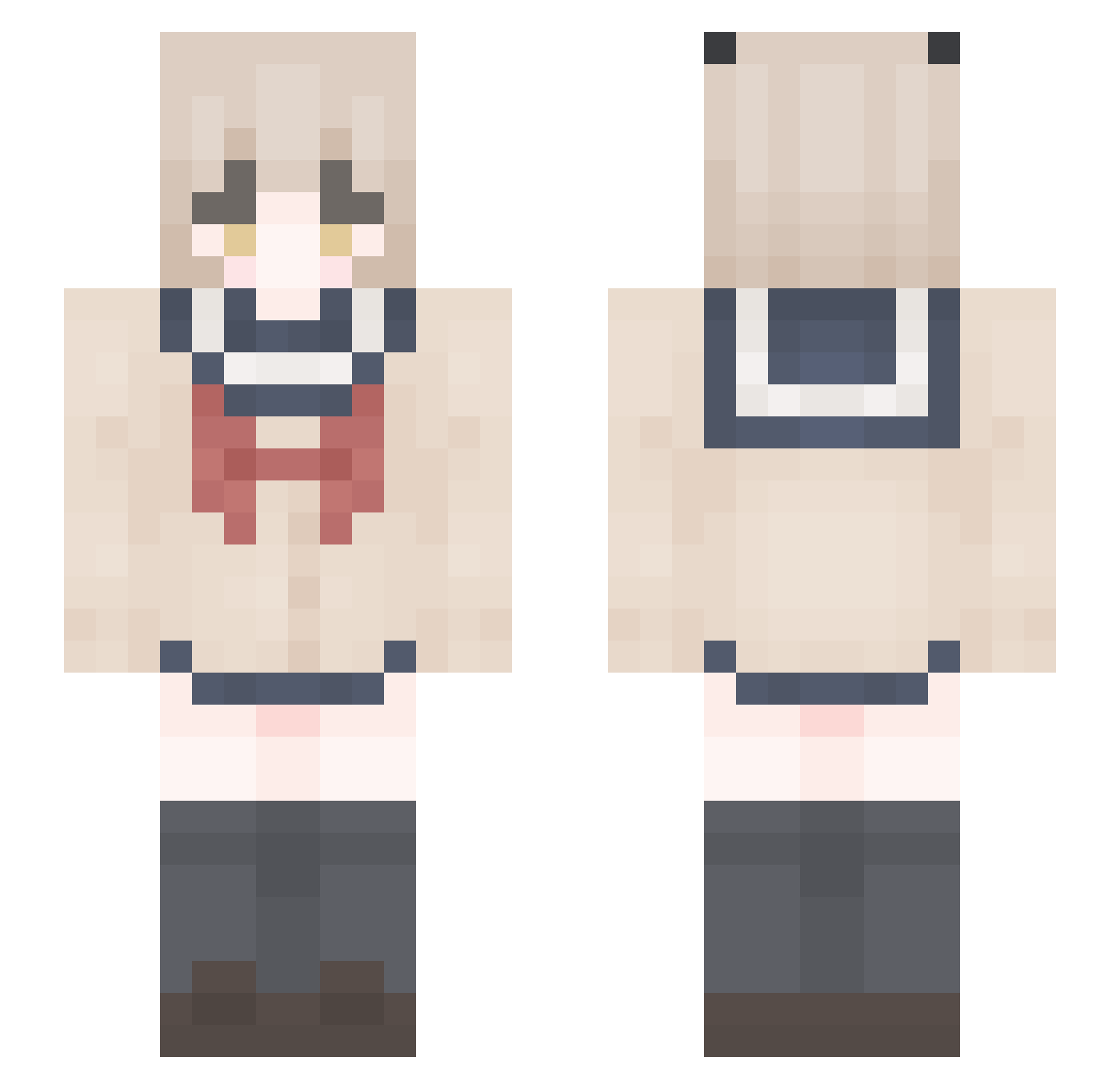 dangthatscrazy Minecraft skin, front and back view