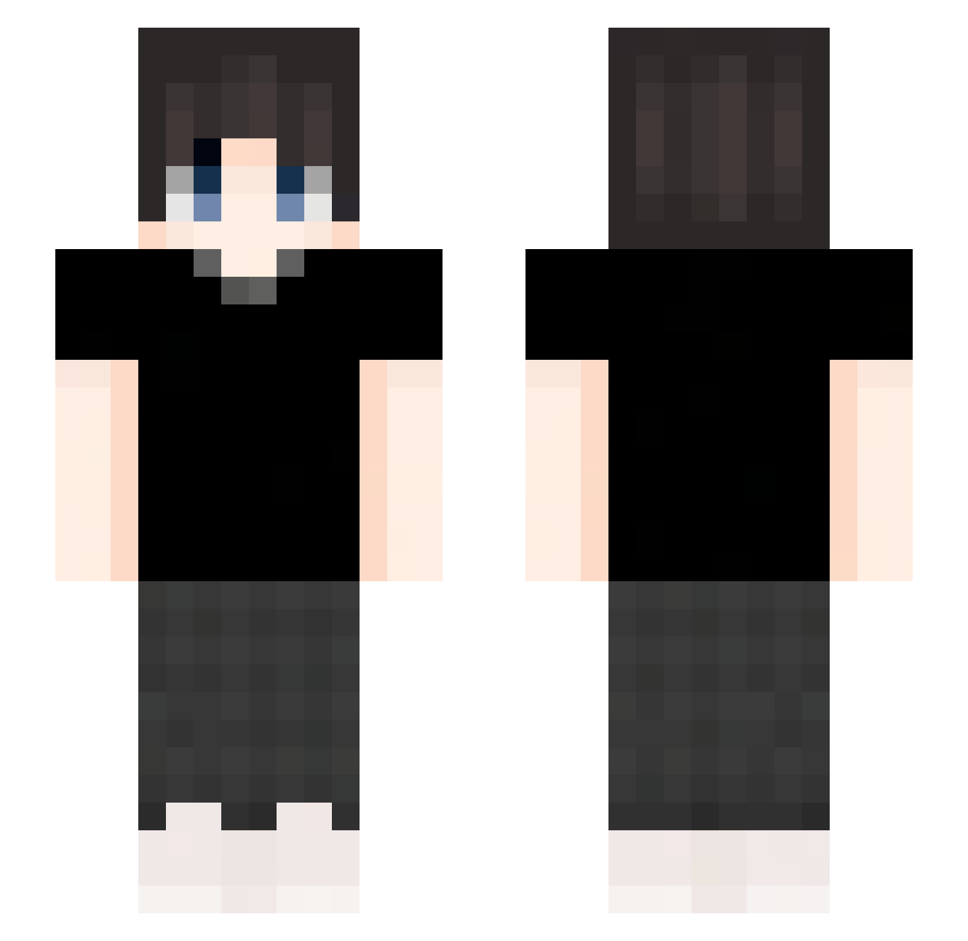 Ask_EMJWW_05_06 Minecraft skin, front and back view