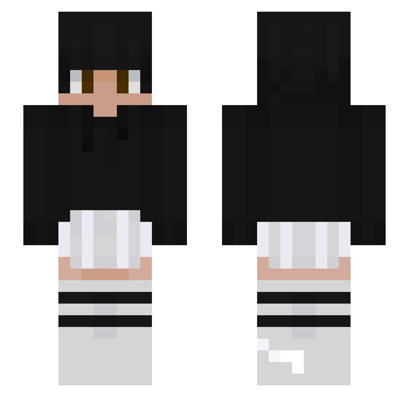 Just_A_Femboy_ Minecraft skin, front and back view