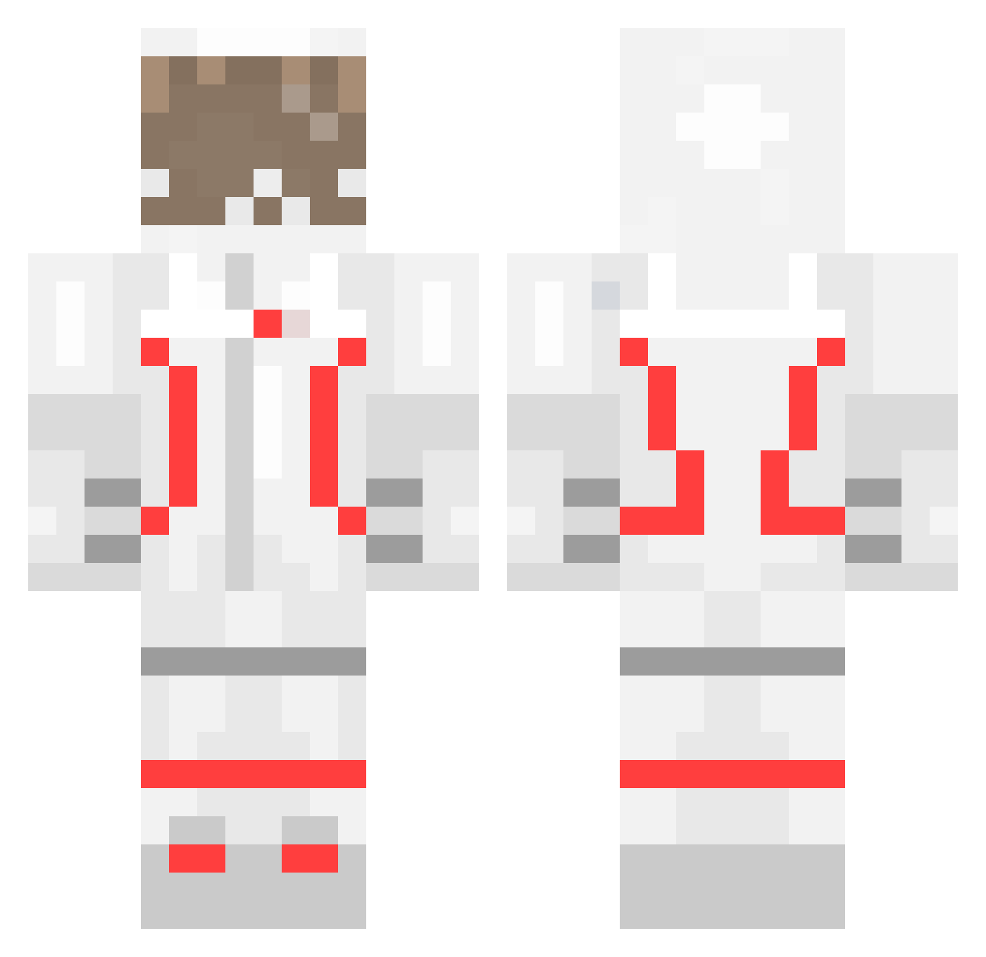Meowinator02 Minecraft skin, front and back view