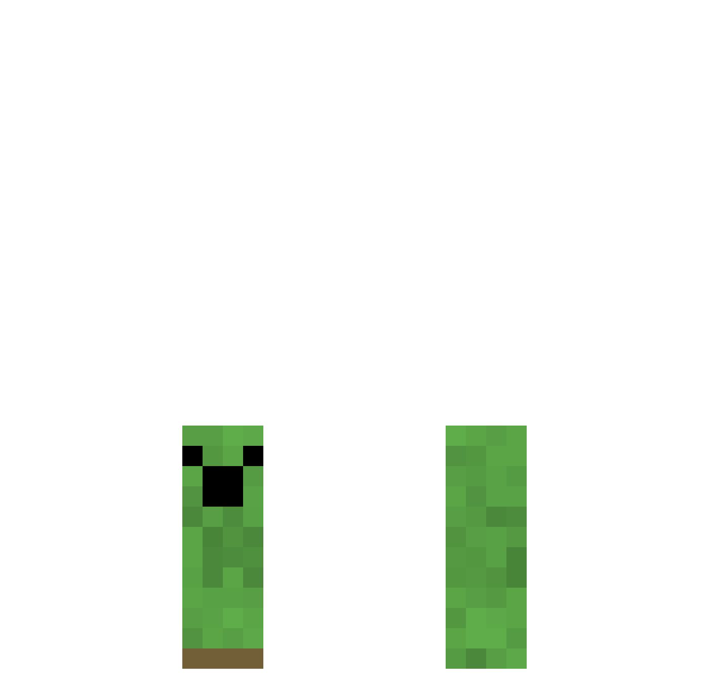 Ronald_Swanson2 Minecraft skin, front and back view