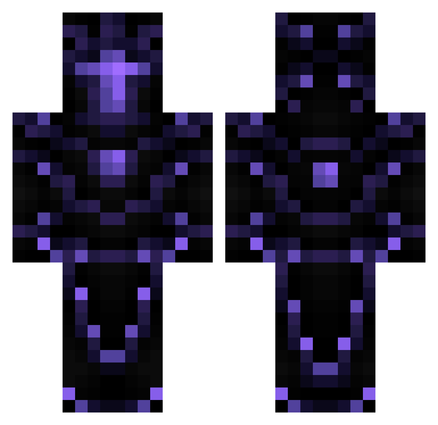 t1mmmy Minecraft skin, front and back view