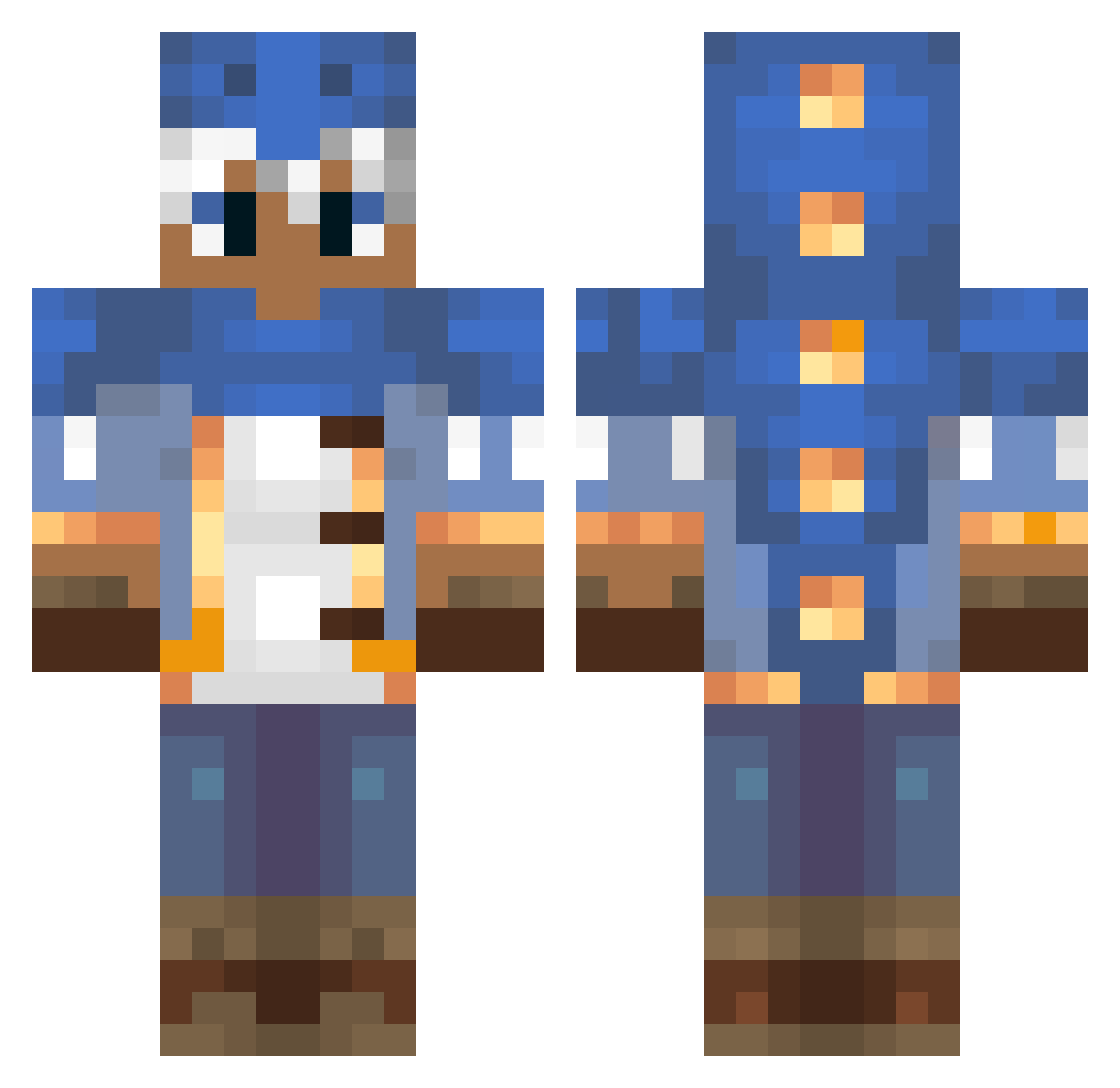 vinizx11_ Minecraft skin, front and back view