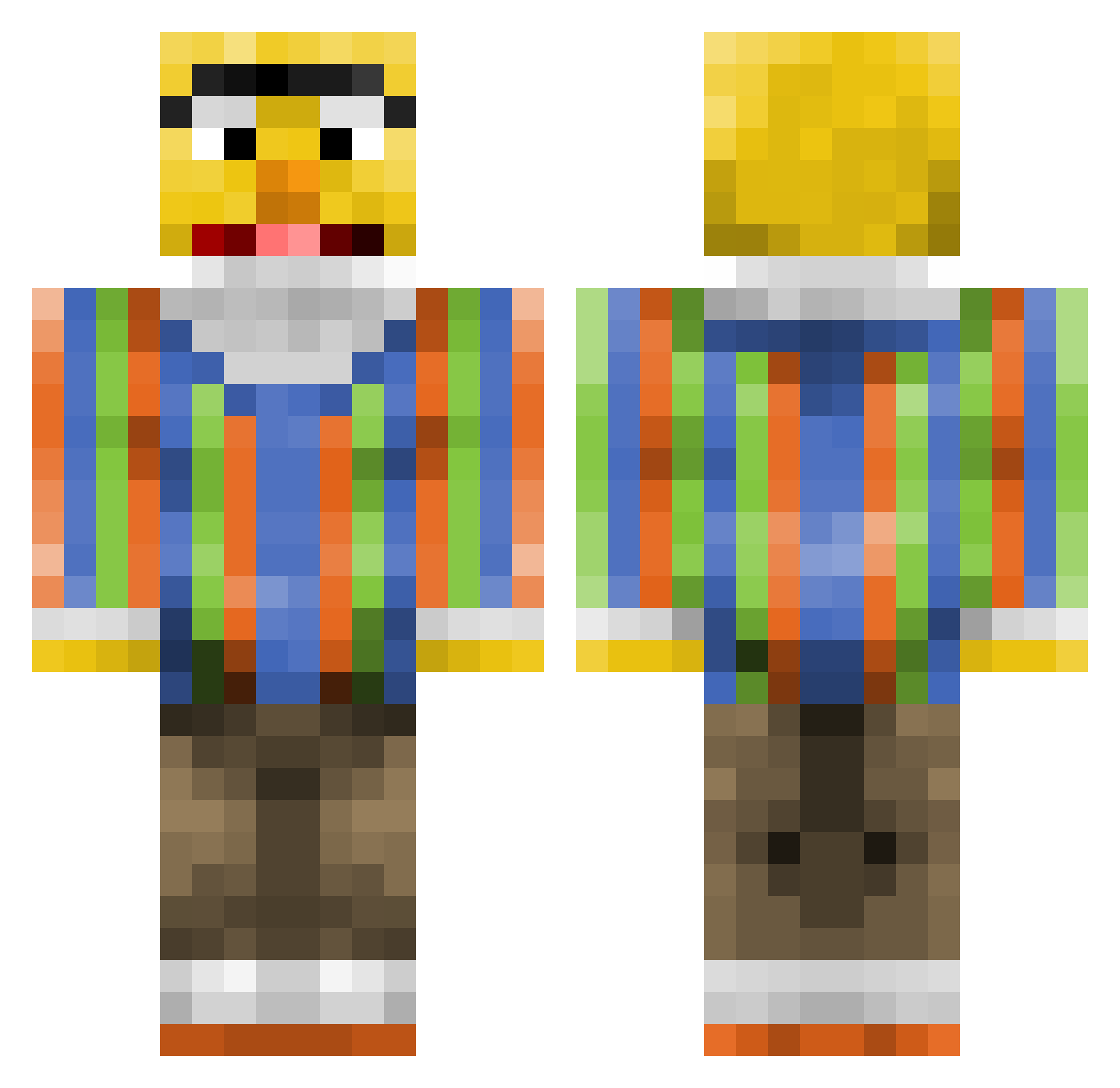 jooniepoo9812739 Minecraft skin, front and back view