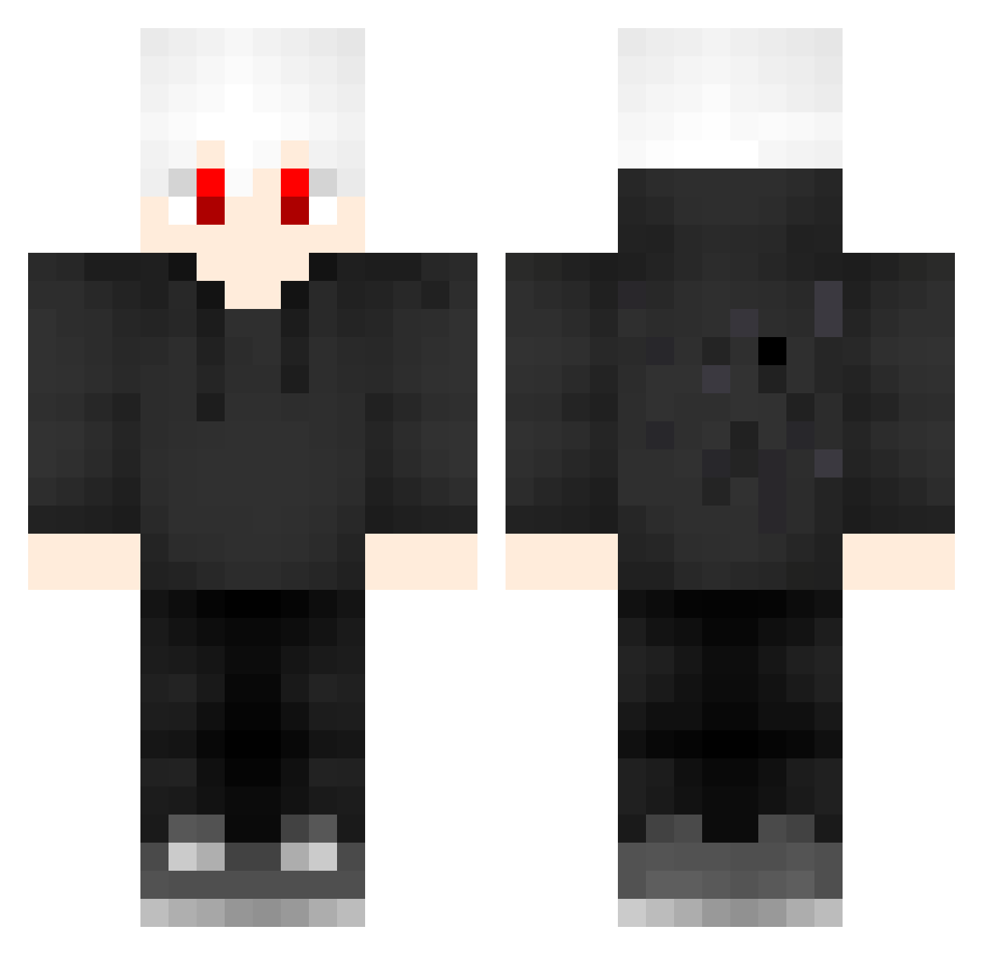 Pedro_light9 Minecraft skin, front and back view