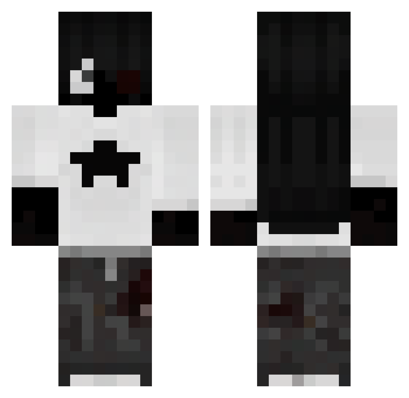 Tavin729 Minecraft skin, front and back view