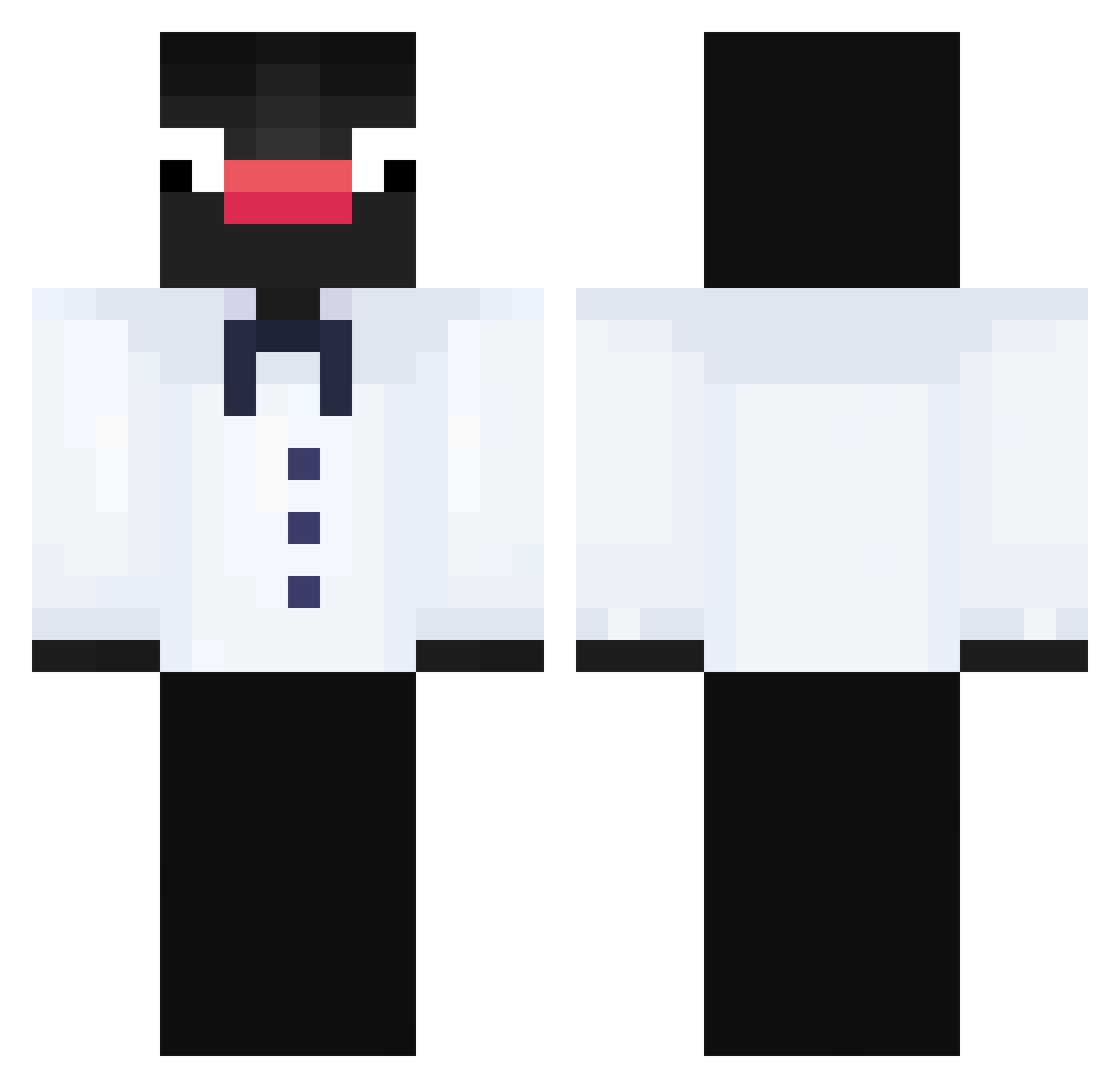 sky_rafix Minecraft skin, front and back view